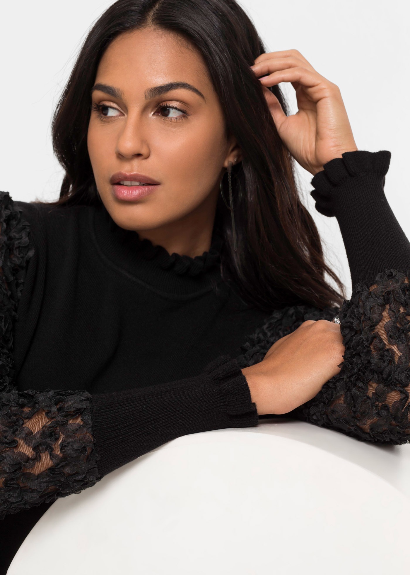 Thumbnail - bonprix Rollkragenpullover "Rollkragenpullover aus fließendem Viskose-Mix" Rollkragenpullover aus fließendem Viskose-Mix