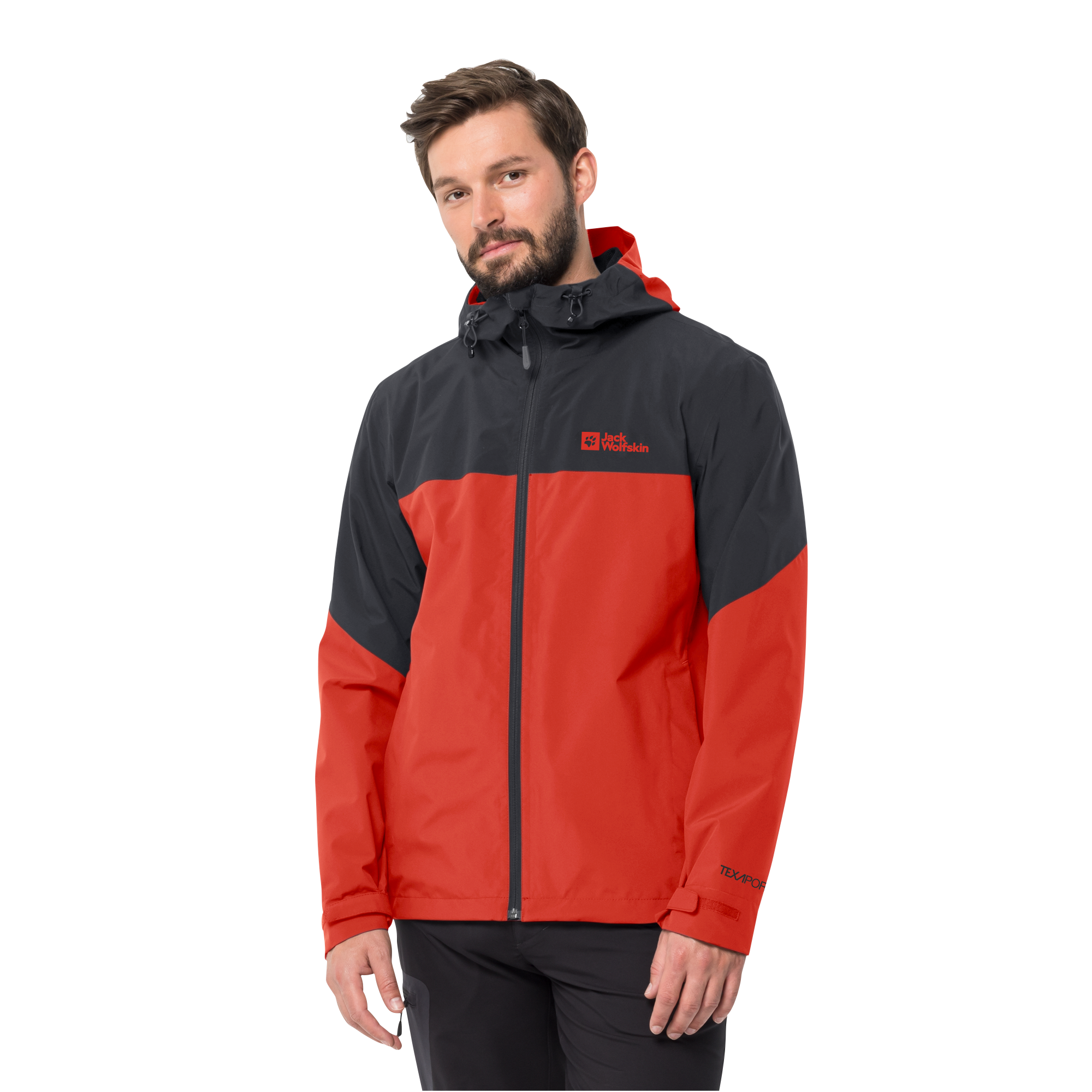 Jack Wolfskin Funktionsjacke "WEILTAL 2L JKT M", mit Kapuze