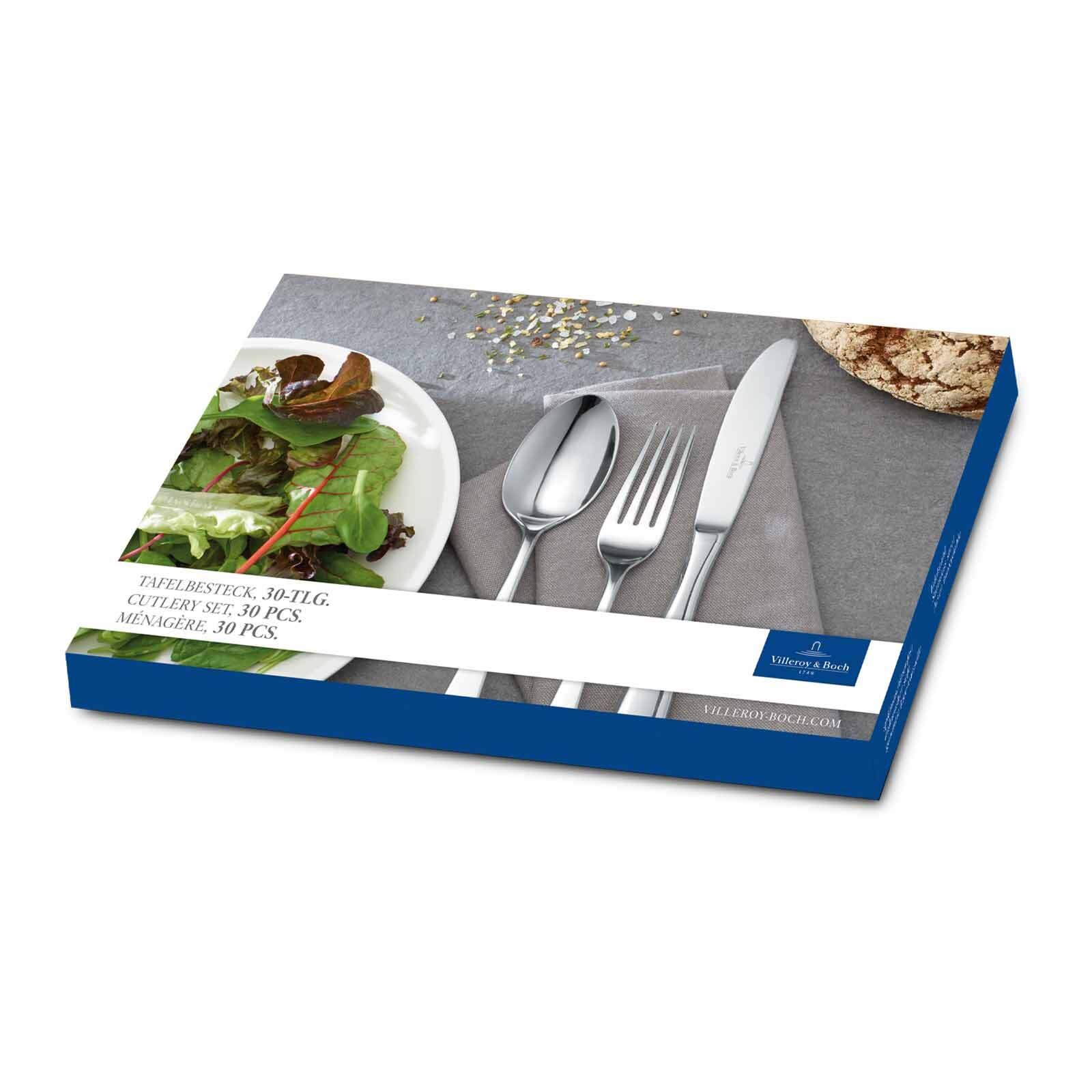 Villeroy & Boch Besteck-Set "Tafelbesteck Annalena 30er Set silber" günstig online kaufen