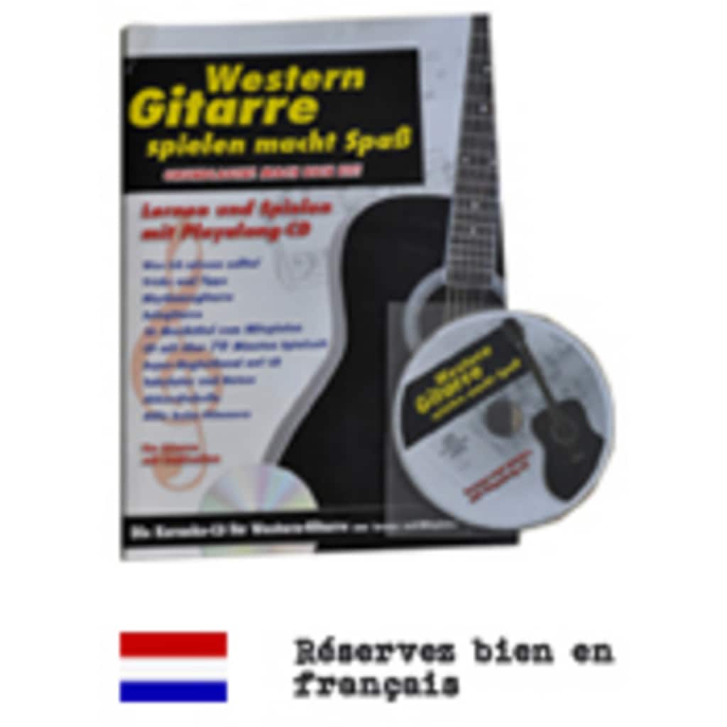 Clifton Westerngitarre »Dreadnought Gitarre«, 4/4, Komplettset; mit Stimmgerät,Tasche, Heft und CD