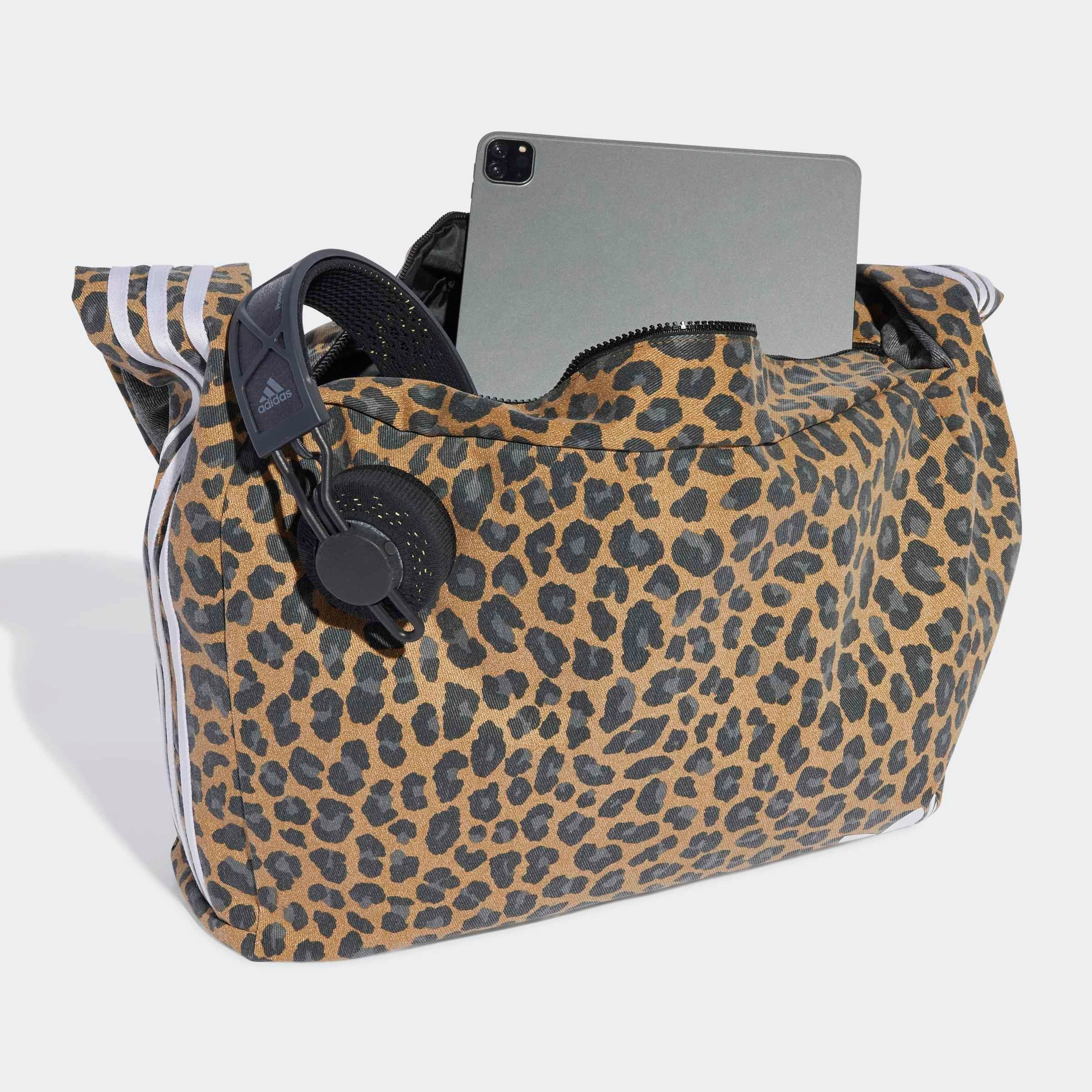 adidas Originals Sporttasche »LEO L BAG«, Leoprint Shopper, Reißverschluss