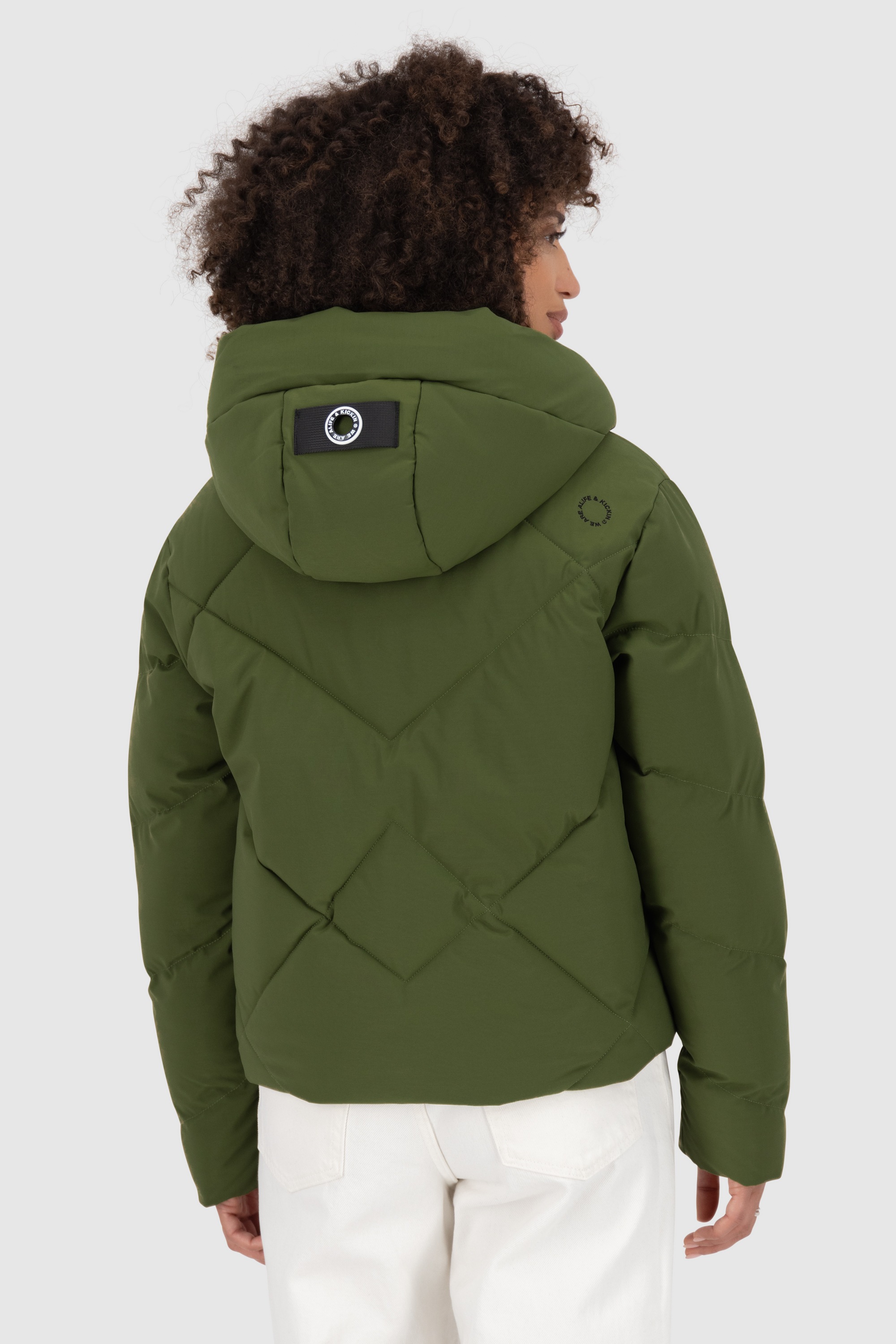 Alife & Kickin Steppjacke "Damen MurielAK A", mit Kapuze, Kurze warme moder günstig online kaufen