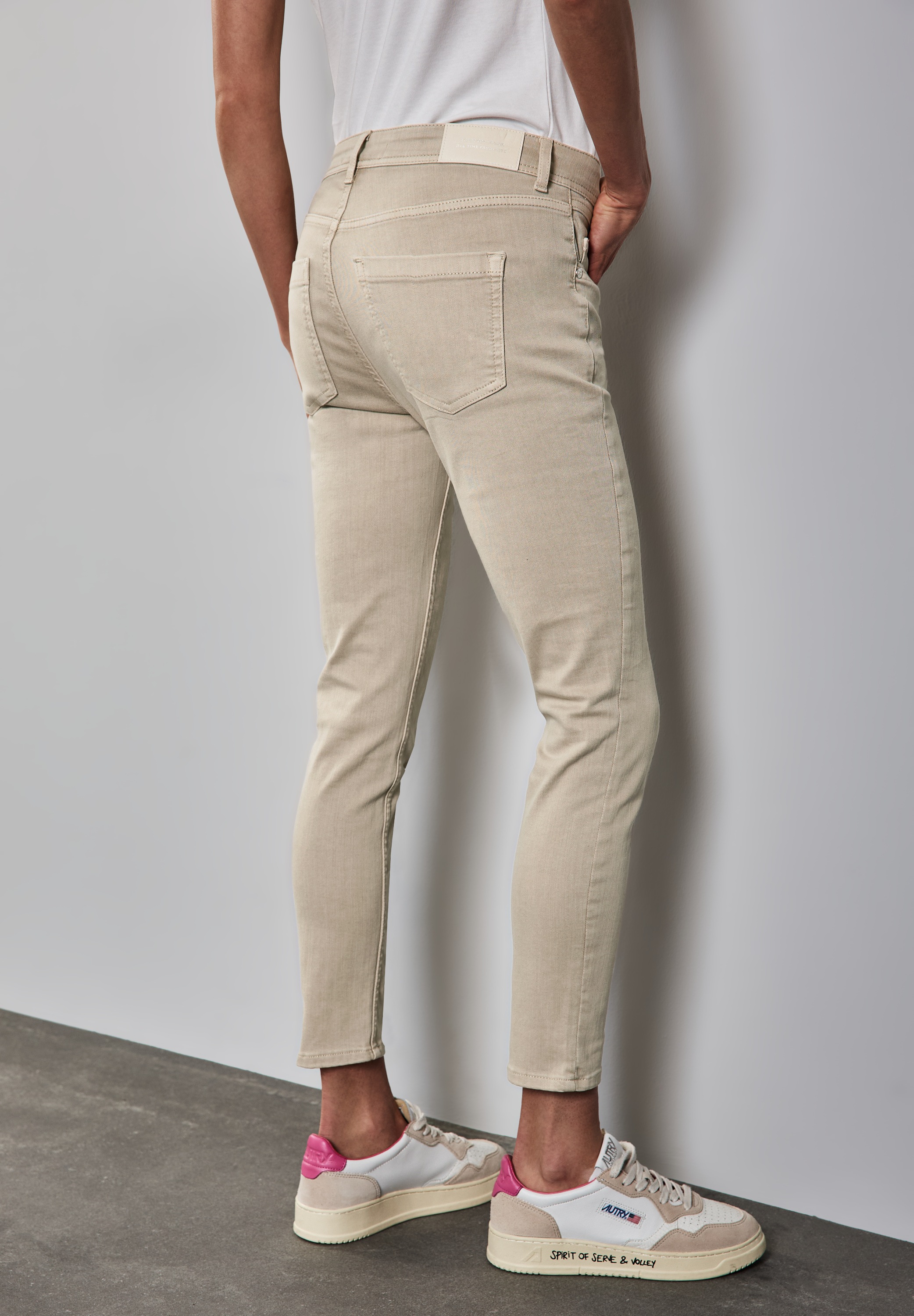 STREET ONE Siauri džinsai su Stretchanteil