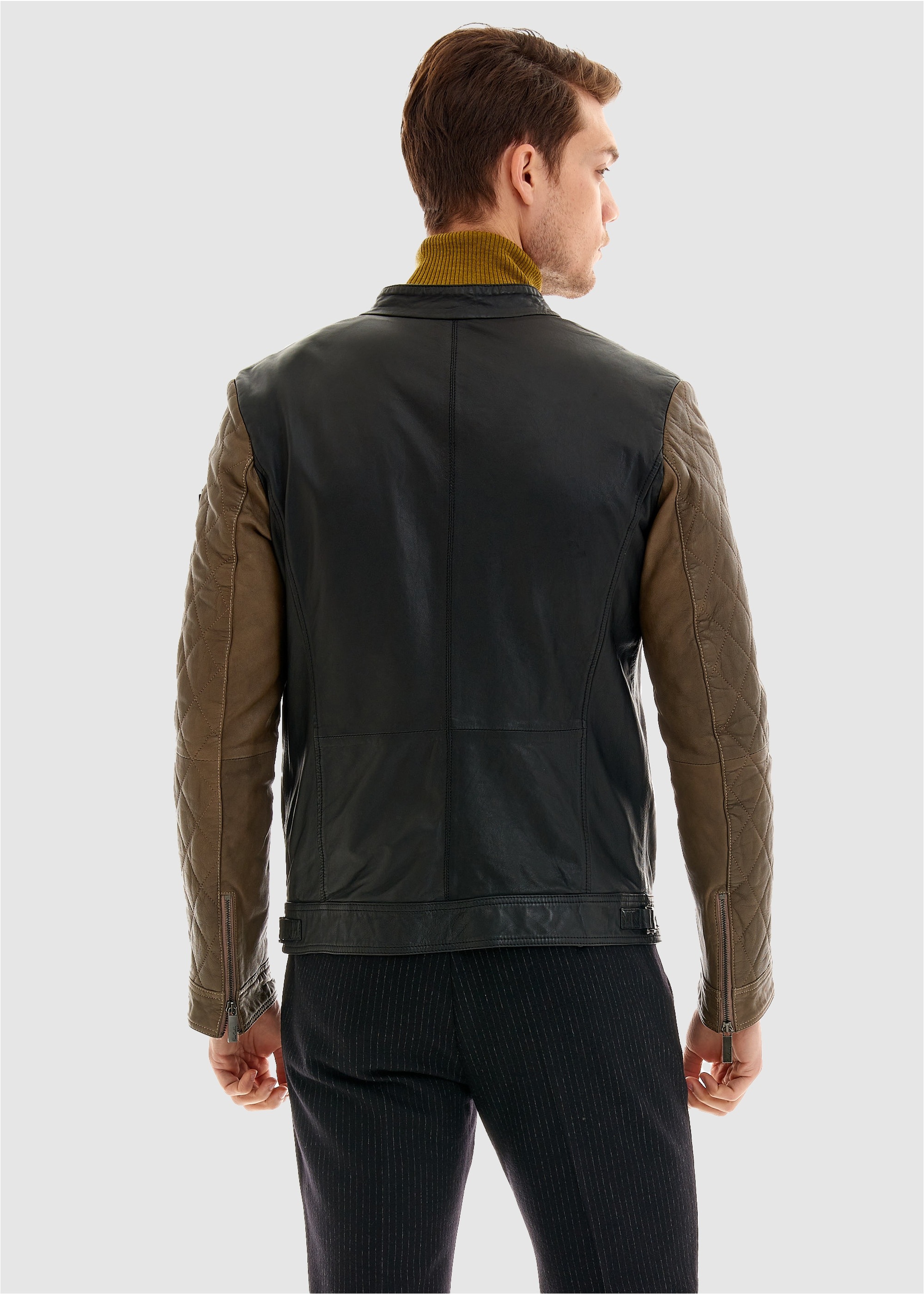 Pierre Cardin Lederjacke, im modernen Look
