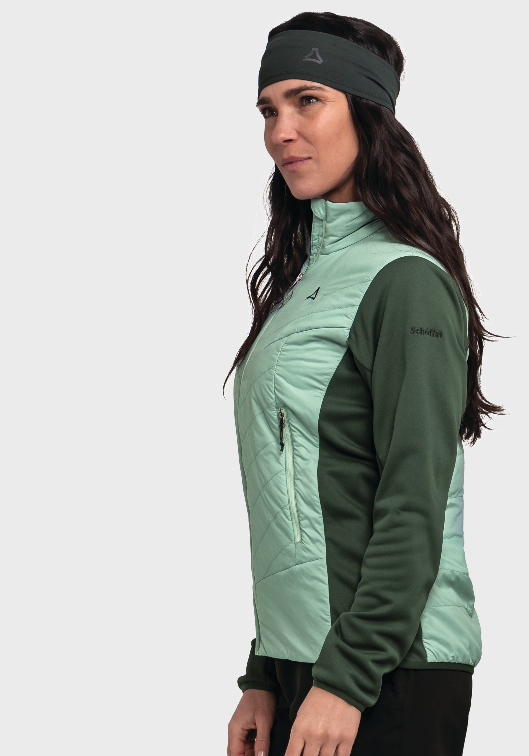 Schöffel Fleecejacke »Hiking Hybrid Jk Style Cascata WMS«, ohne Kapuze