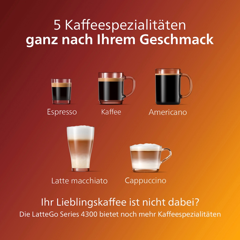 Philips Kaffeevollautomat »3200 Serie EP3243/70 LatteGo, weiß«