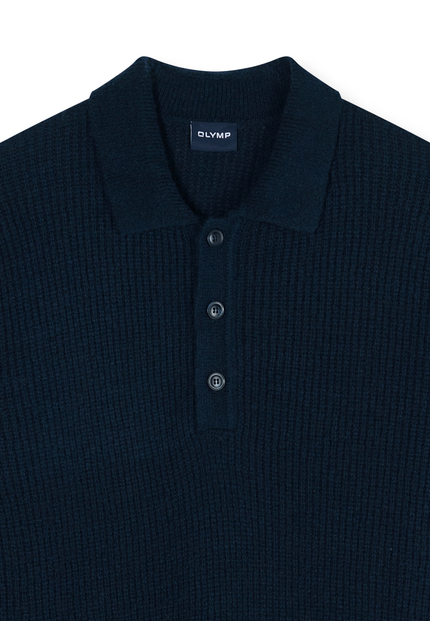 OLYMP Langarm-Poloshirt »OLYMP Casual Strick, Polo langarm«