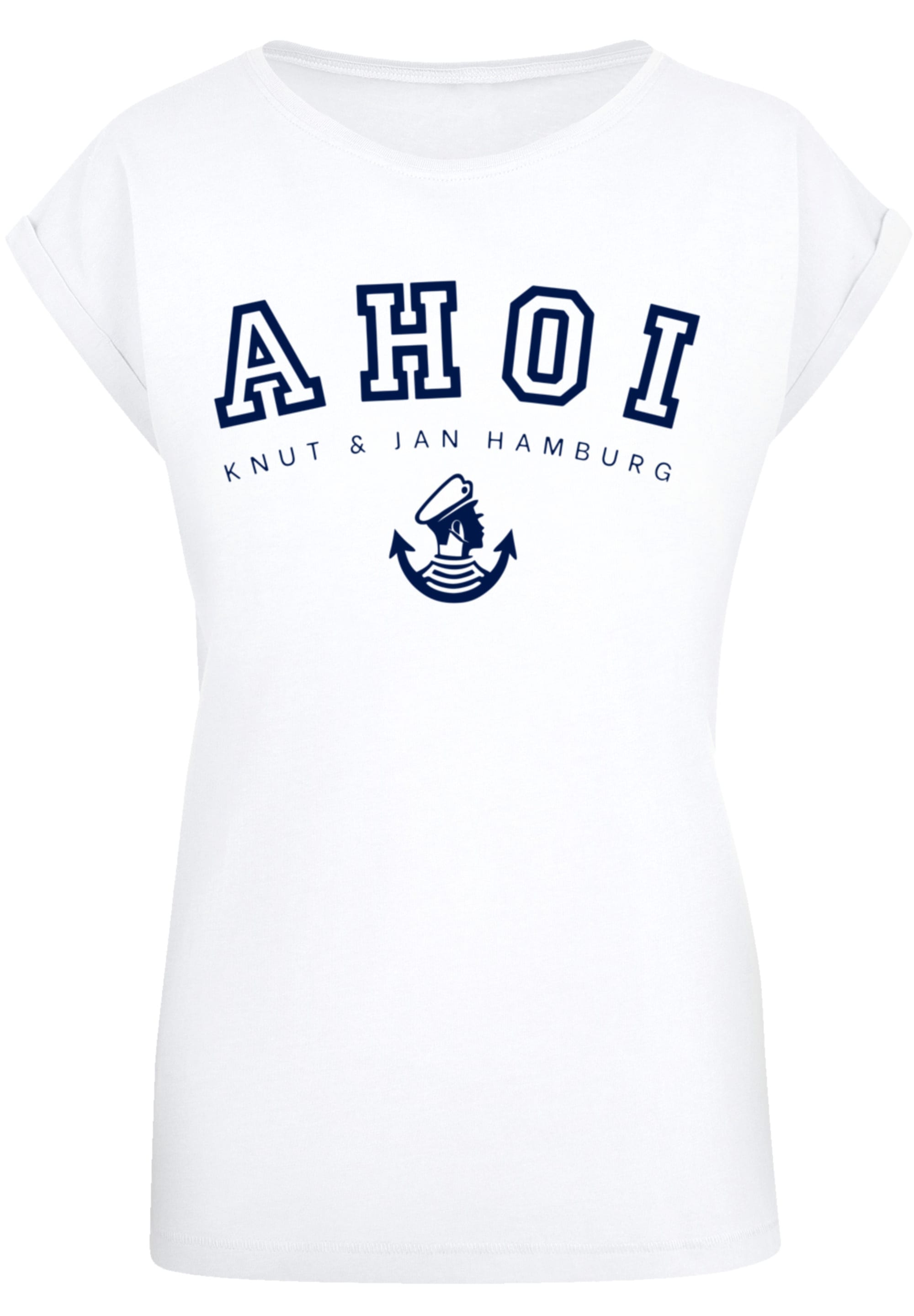 F4NT4STIC T-Shirt "PLUS SIZE Ahoi Knut & Jan Hamburg", Print günstig online kaufen