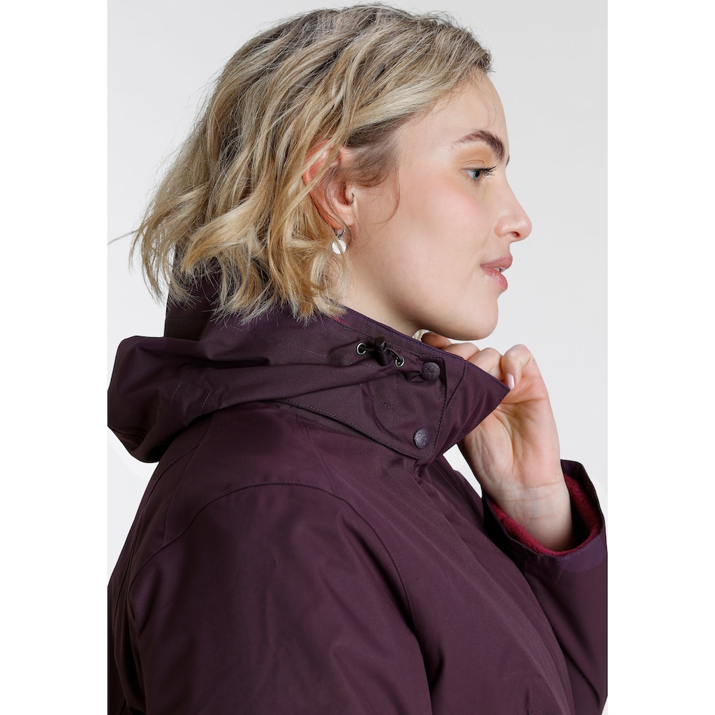 Jack Wolfskin 3-in-1-Funktionsjacke »ROSS ICE JKT«, mit Kapuze