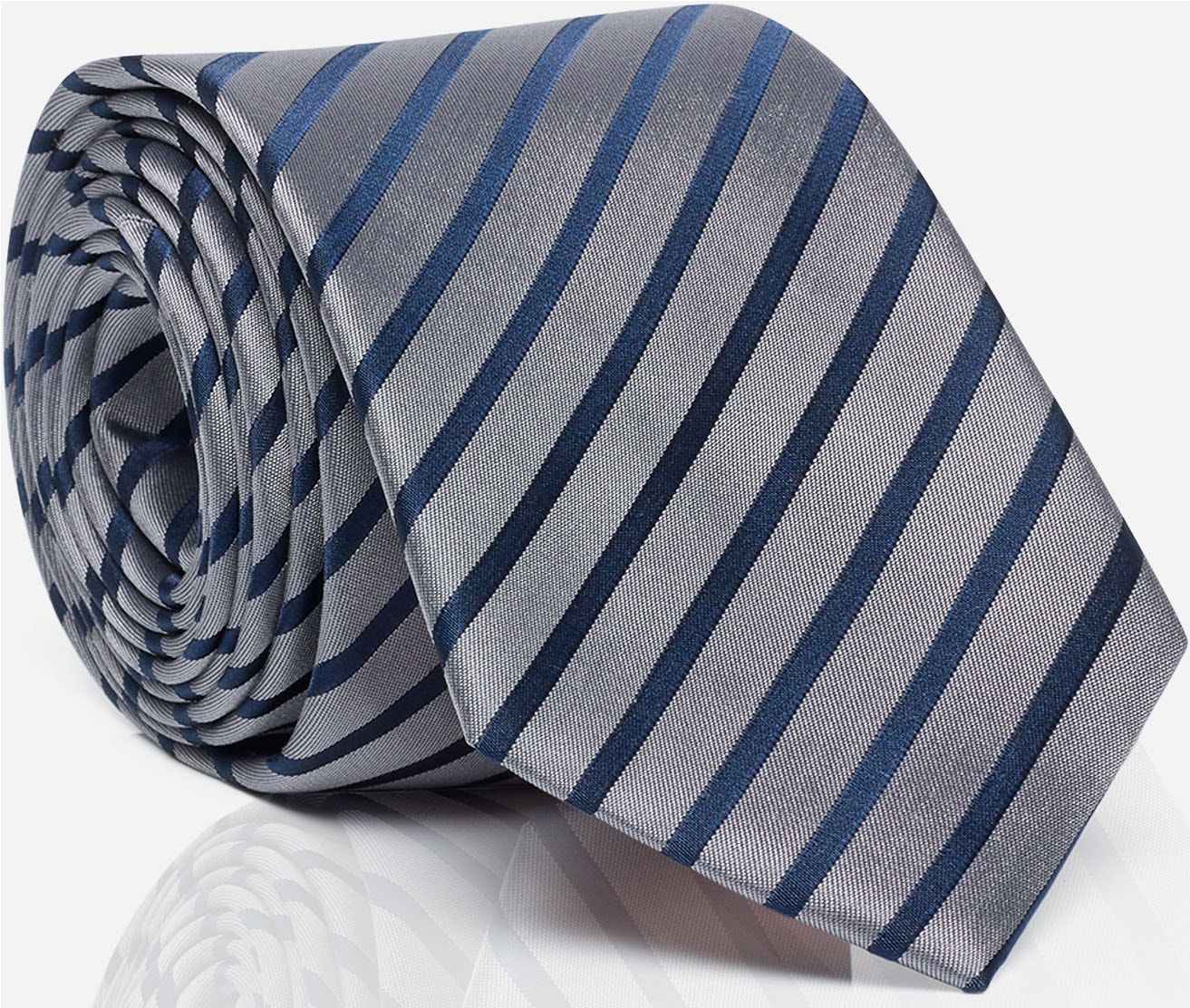 Krawatte »LUCIO«, aus 100 % feinster Seide mit Streifenmuster und edlem Glanz