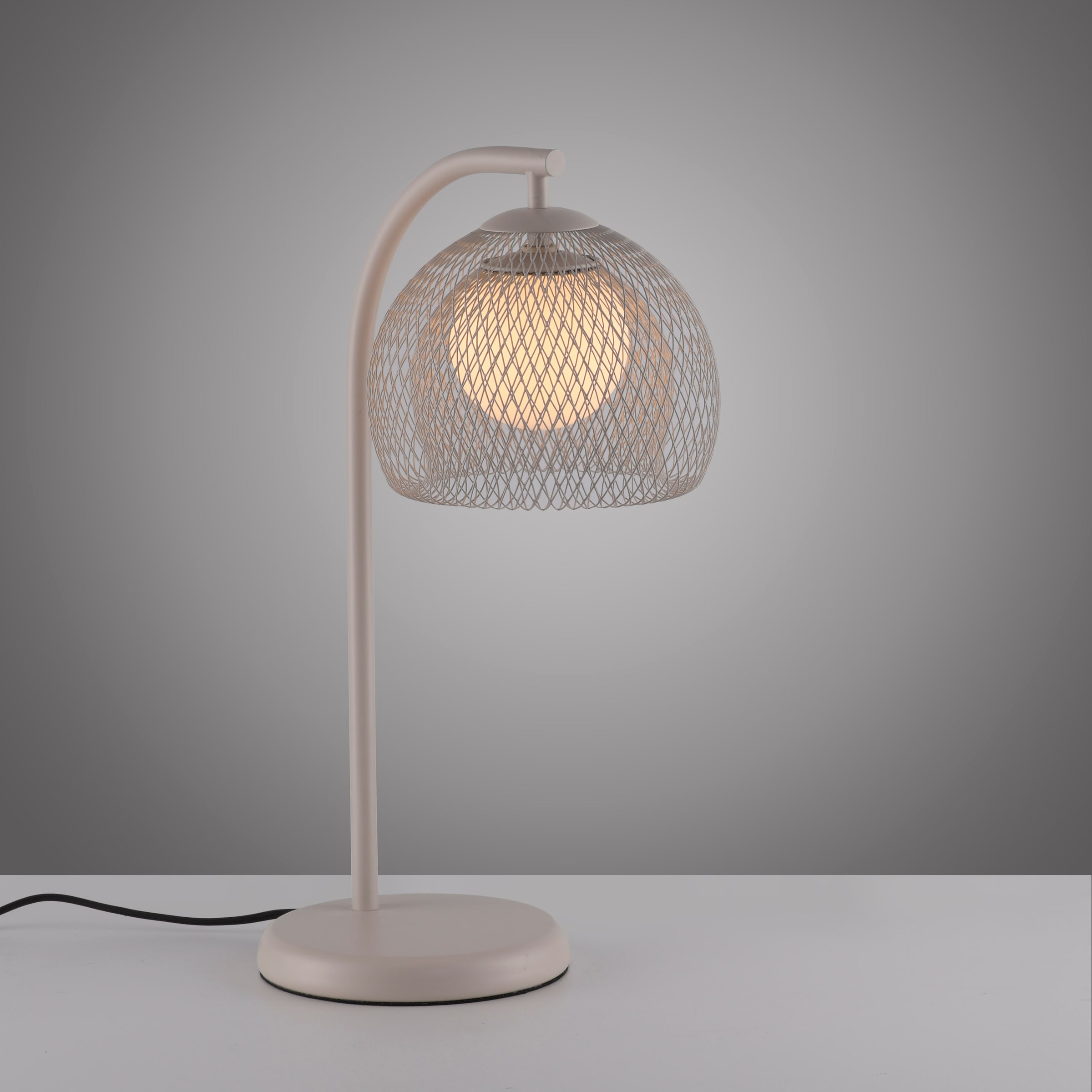 SCHÖNER WOHNEN-Kollektion Tischleuchte »MESH« G9 1 Stk. Modernes Design, sanftes Licht & stilvolle Sandbrise-Optik