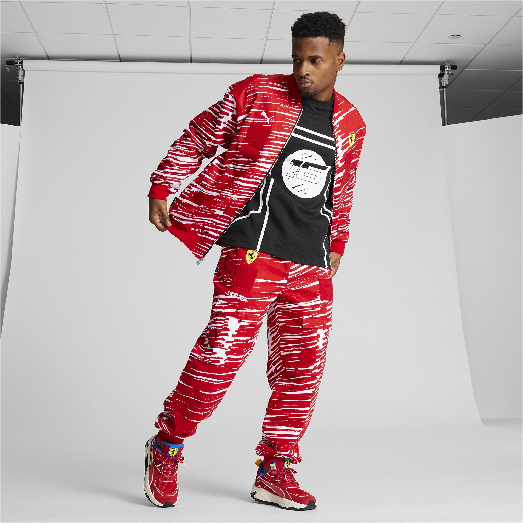 PUMA Trainingsjacke »Scuderia Ferrari x Joshua Vides Race Jacke Herren«