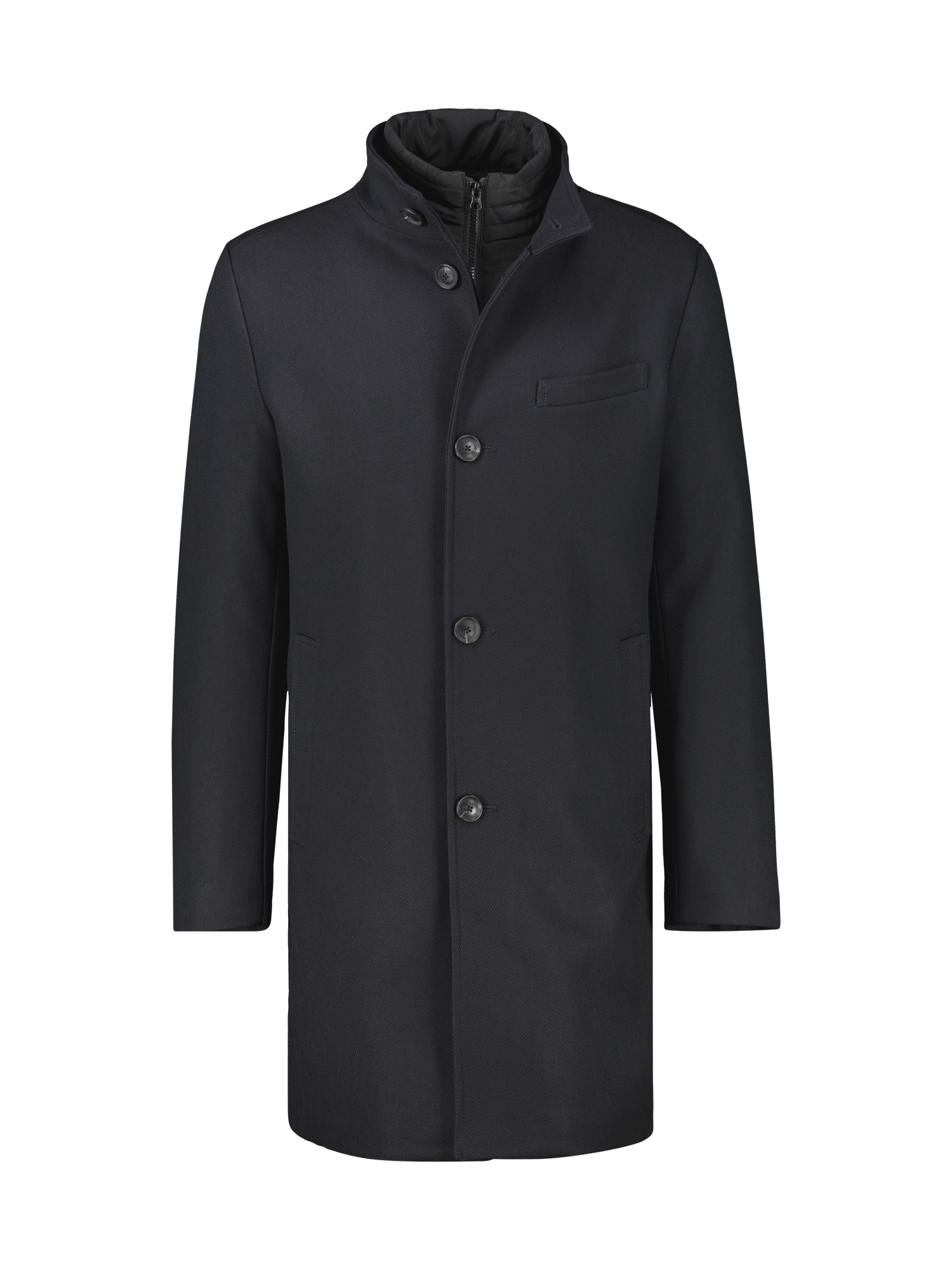 LERROS Wollmantel »LERROS Herren-Wollmantel mit herausnehmbaren Westeneinsatz«