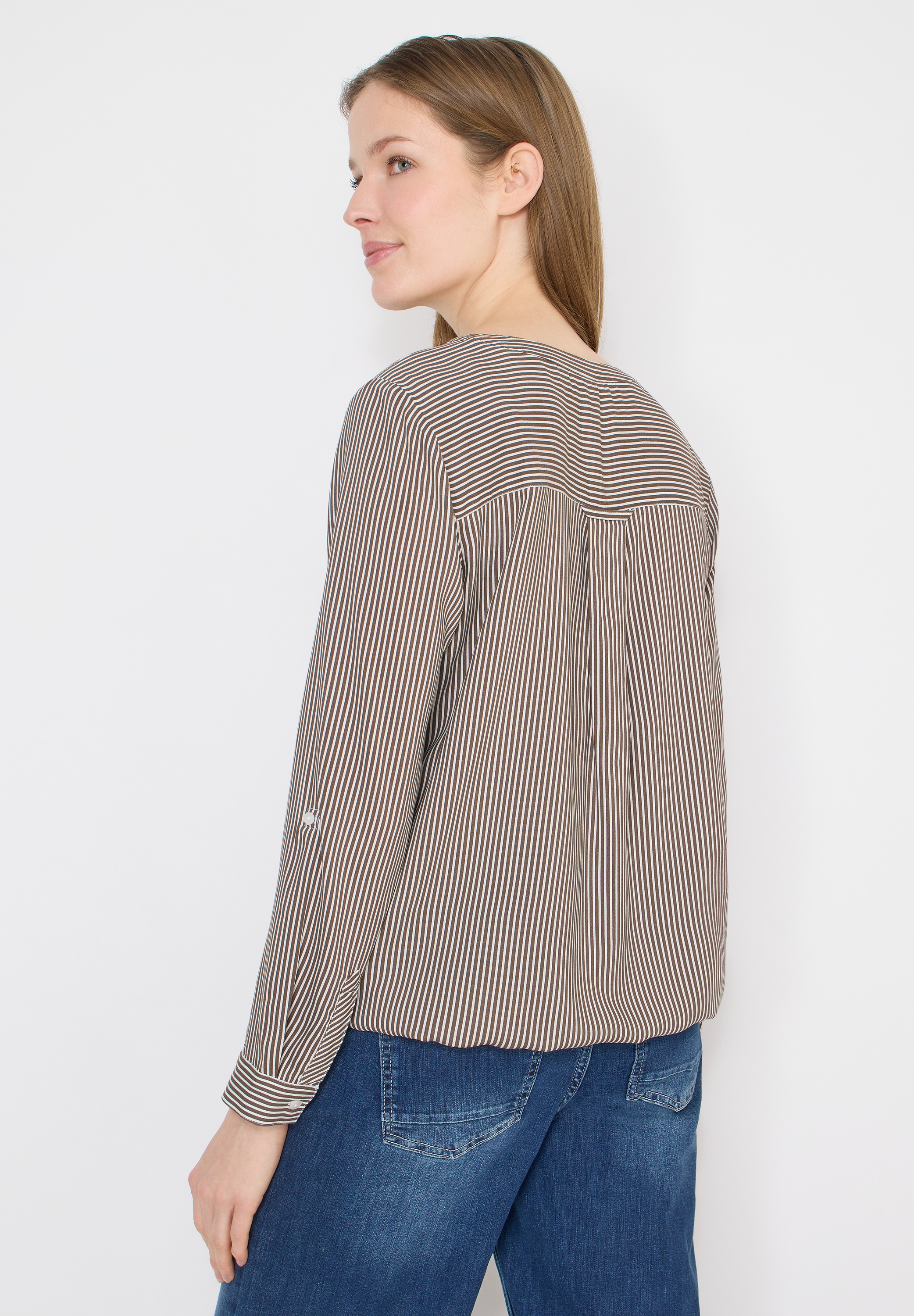 Cecil Langarmbluse aus softer Viskose günstig online kaufen