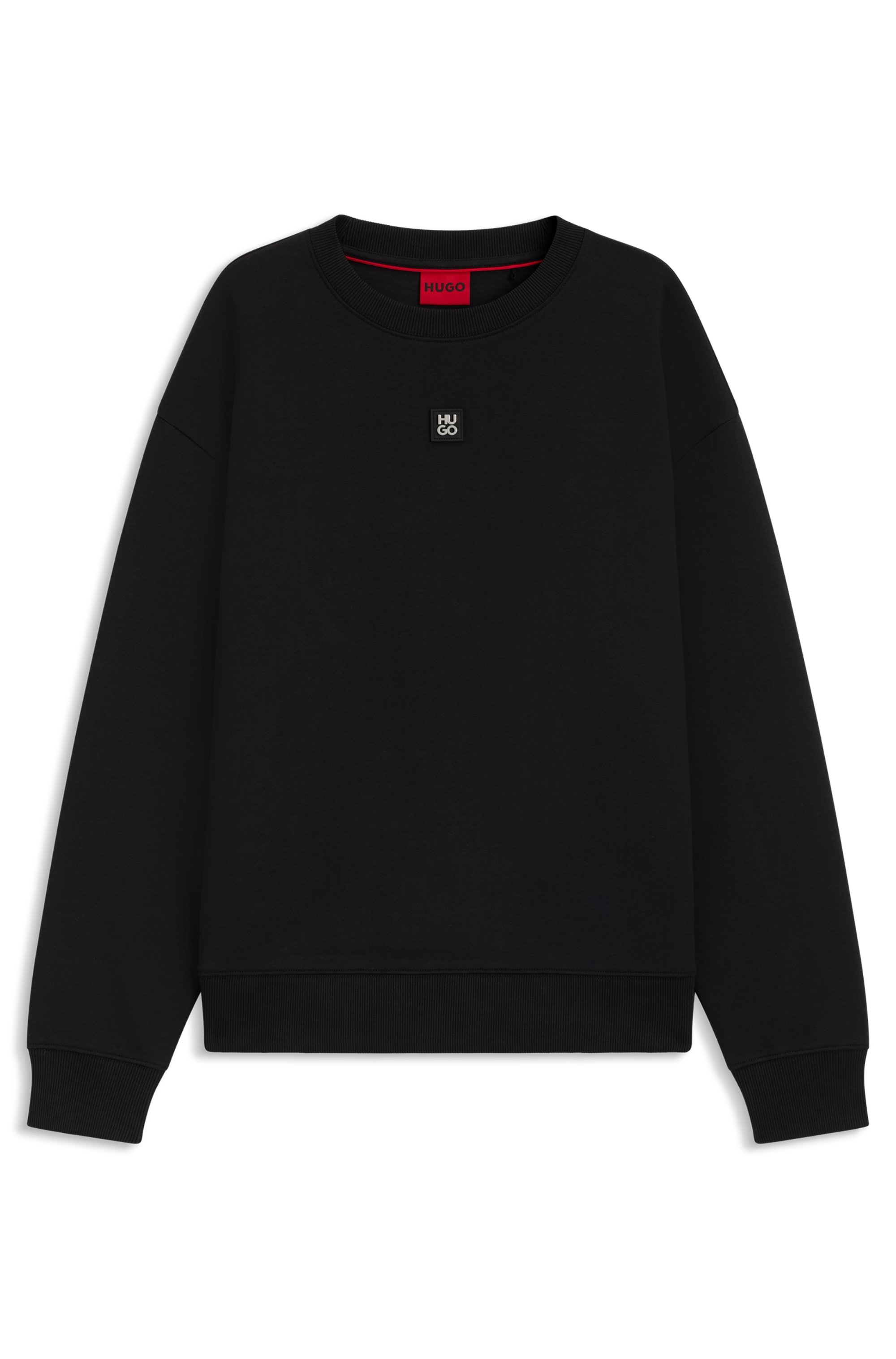 HUGO Sweatshirt »Dettil Metal Logo«, Relaxed Fit, Premium Serie, Soft Finish Innen
