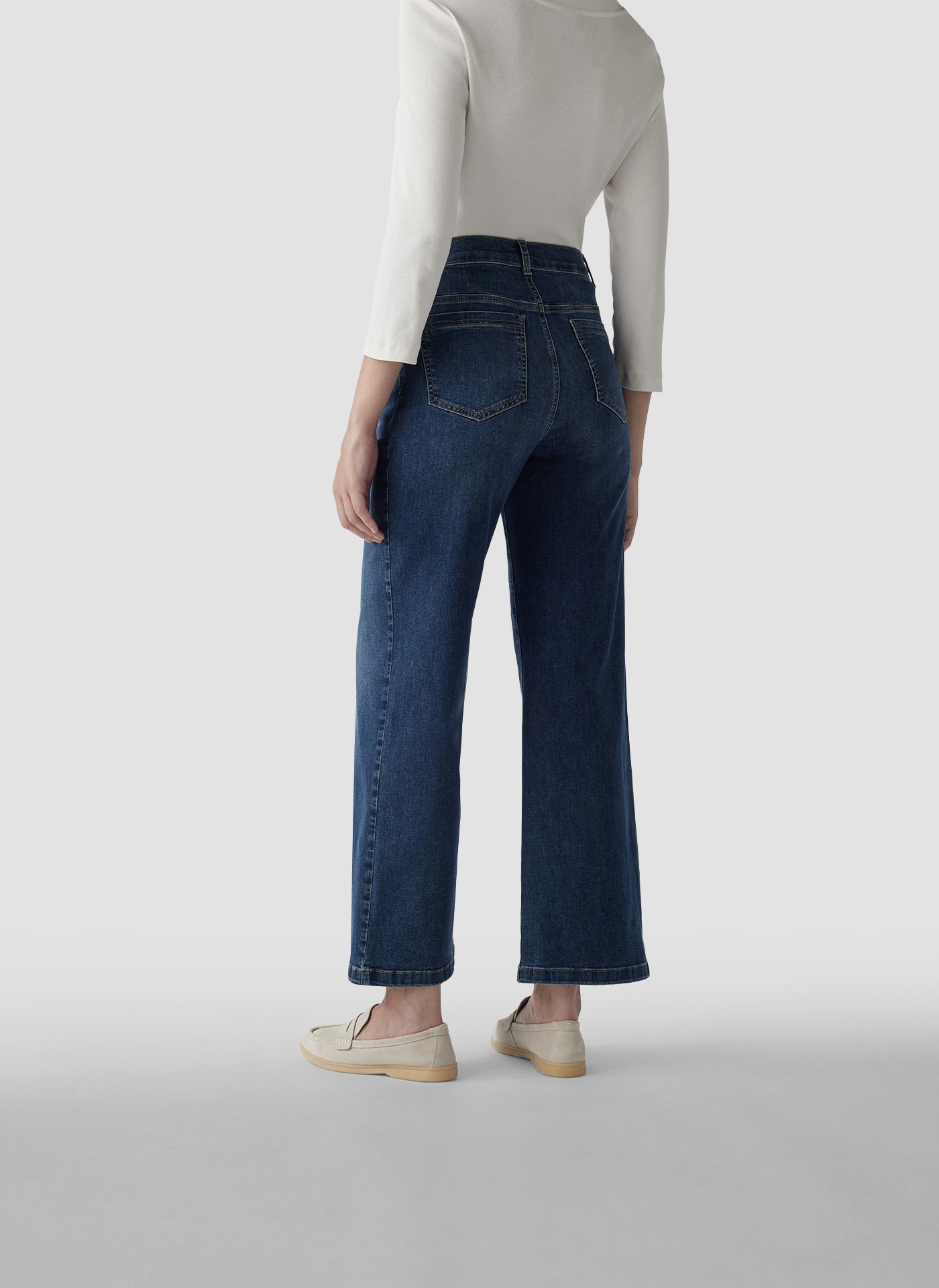 LeComte Jerseyhose »LeComte Jeans mit weitem Bein und hoher Taille«