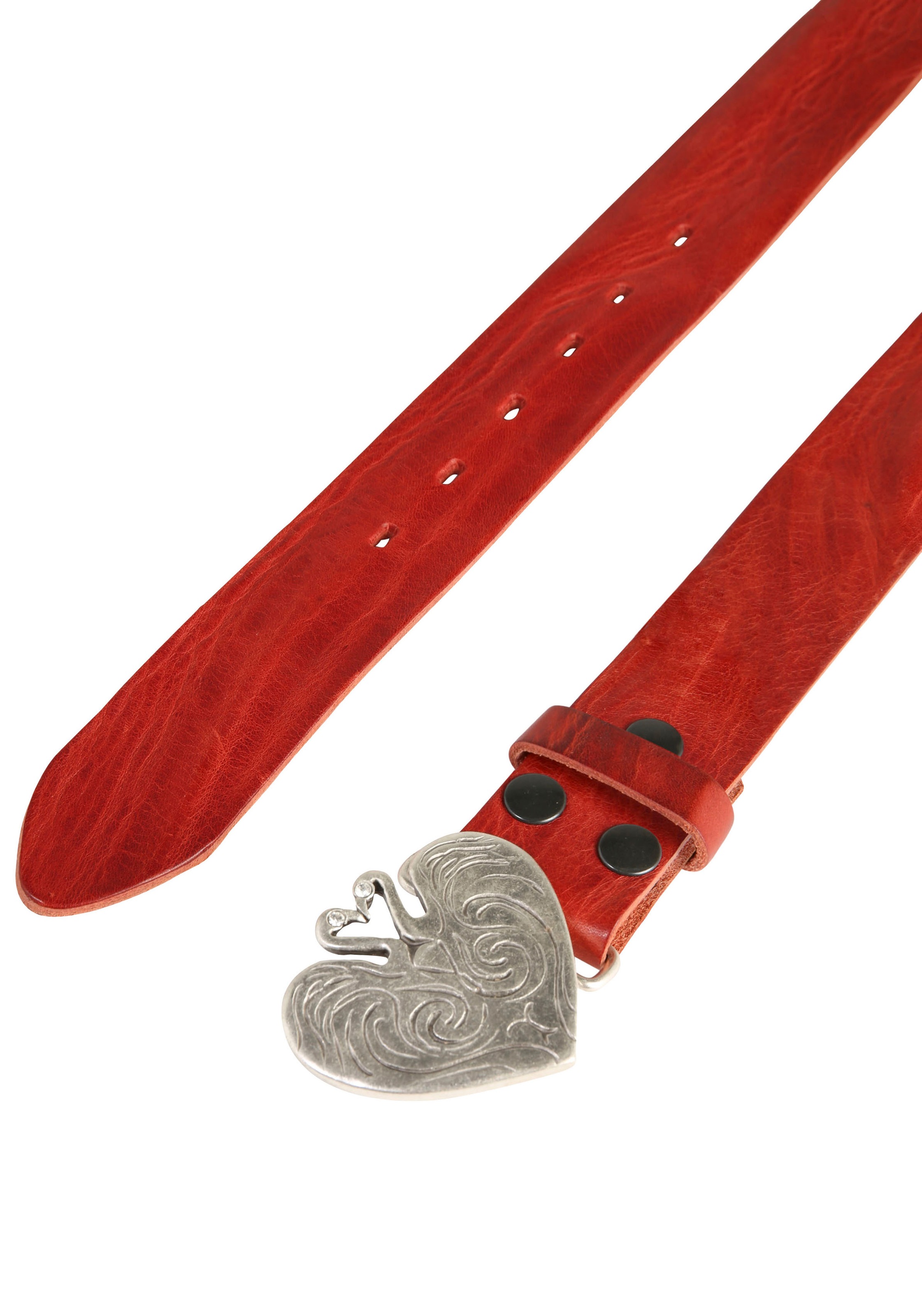 Rettungsring Gürtel Ledergürtel mit austauschbarer Schließe "Flamingoherz S günstig online kaufen