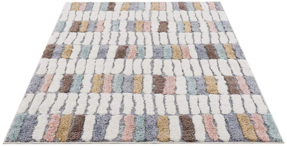 Carpet City Hochflor-Teppich "Focus 3032" rechteckig 20 mm Höhe Läufer, Boh günstig online kaufen