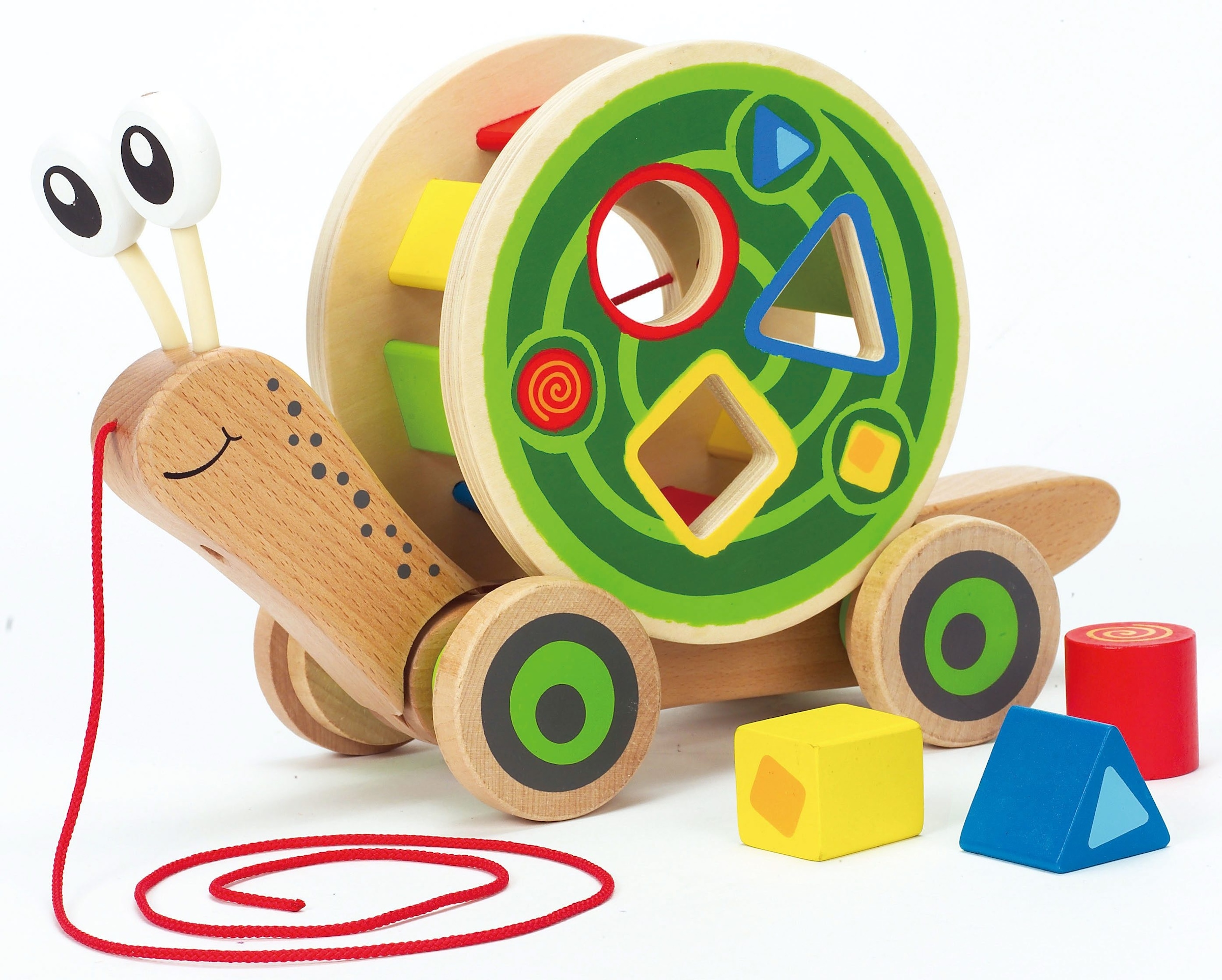 Hape Nachziehtier »Schnecke« (Set 1 dalys 1...
