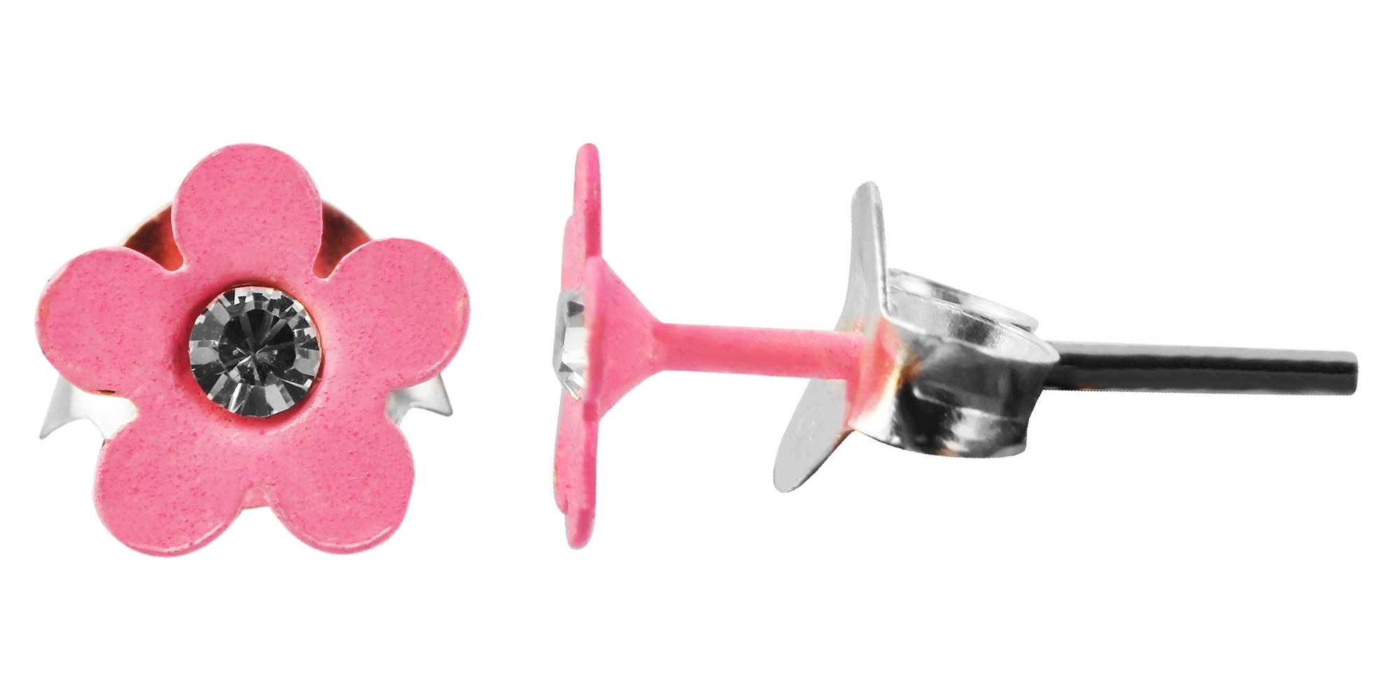Adelia´s Paar Ohrhänger "Ohrringe – Ohrstecker aus 925 Silber mit Strass Steinchen" Zum Verschenken – ideal zum einfach so