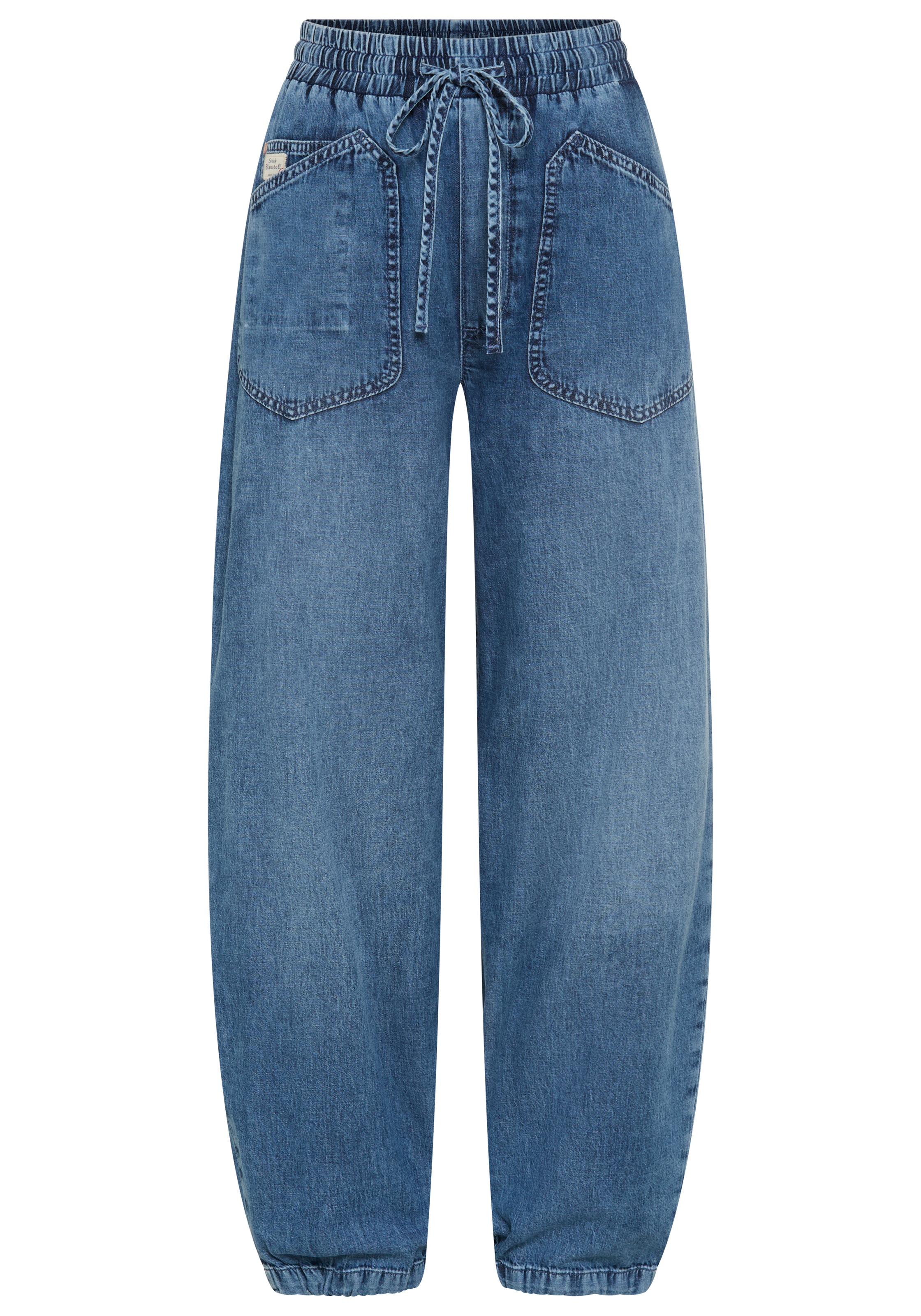 Herrlicher Schlupfjeans »Elinor Denim Light« mit Kordelzug