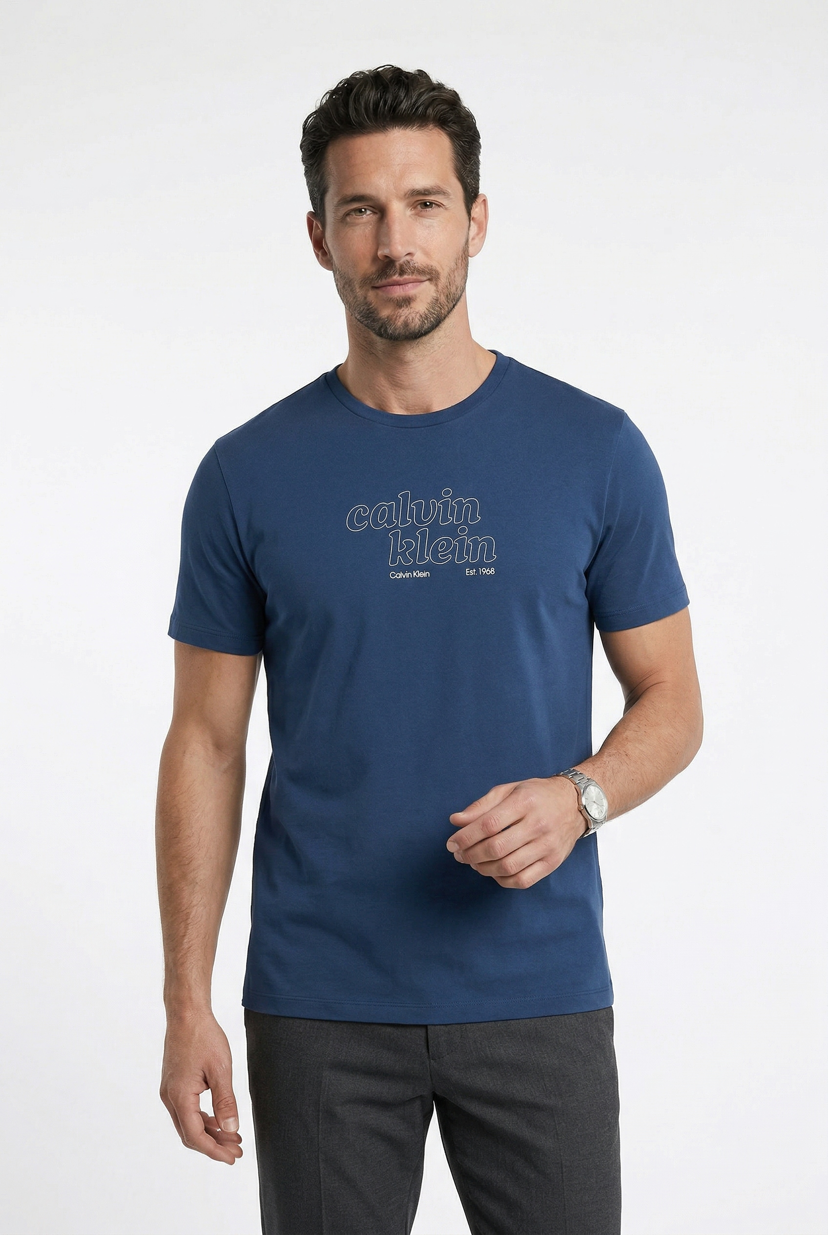 Calvin Klein Jeans T-Shirt "CALVIN KLEIN GRAP" Regular fit mit Markenprint