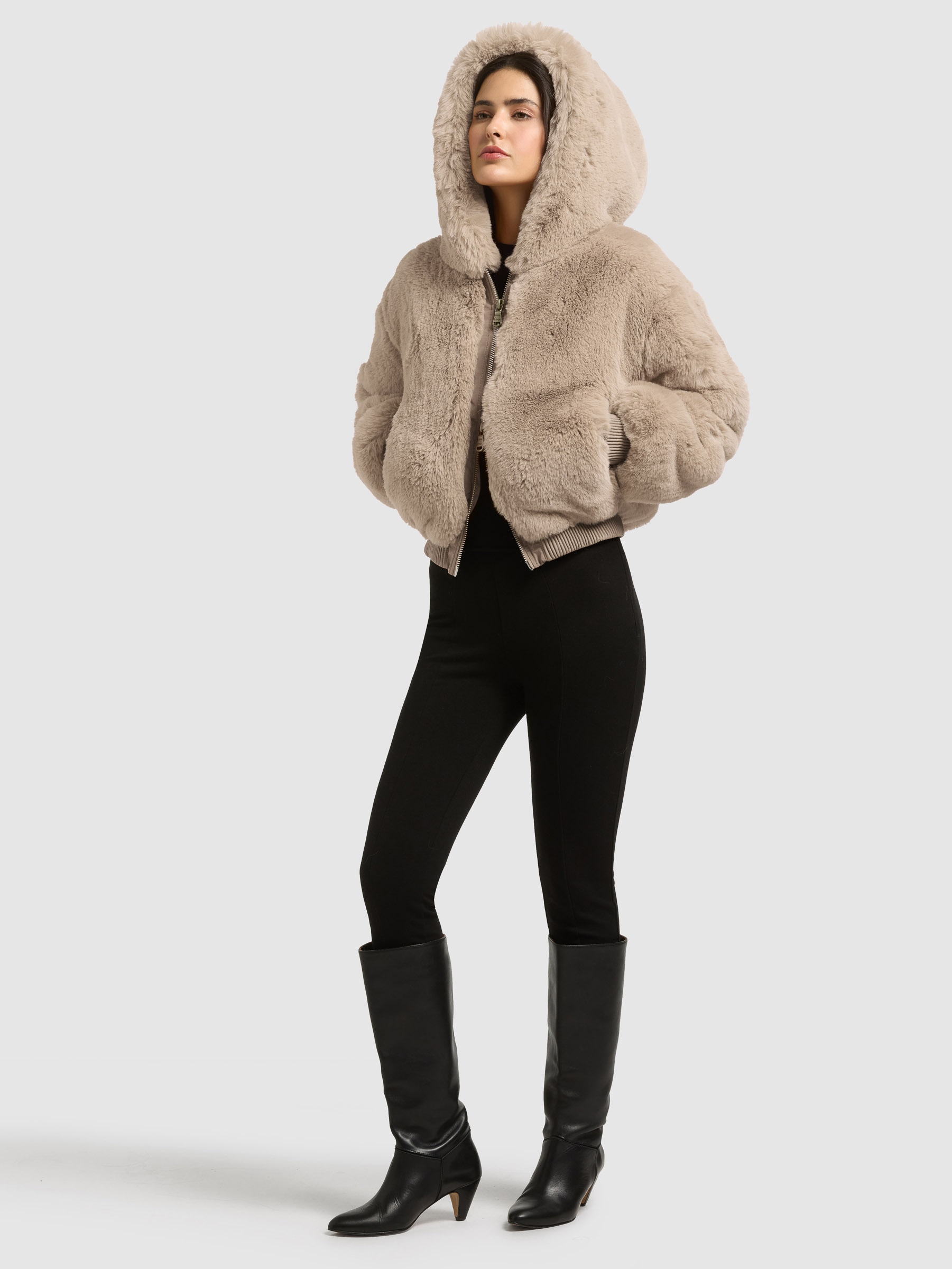 khujo Blouson »KRIS« mit Kapuze