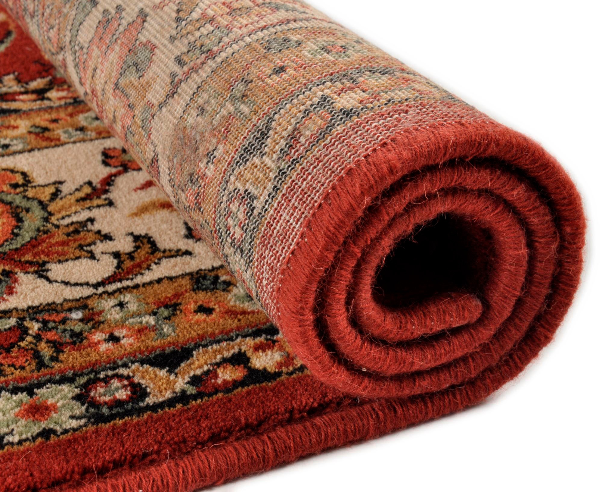 THEKO Wollteppich »Turan 859«, rund, 12 mm Höhe, reine Wolle, Orient-Optik, ideal im Wohnzimmer & Schlafzimmer