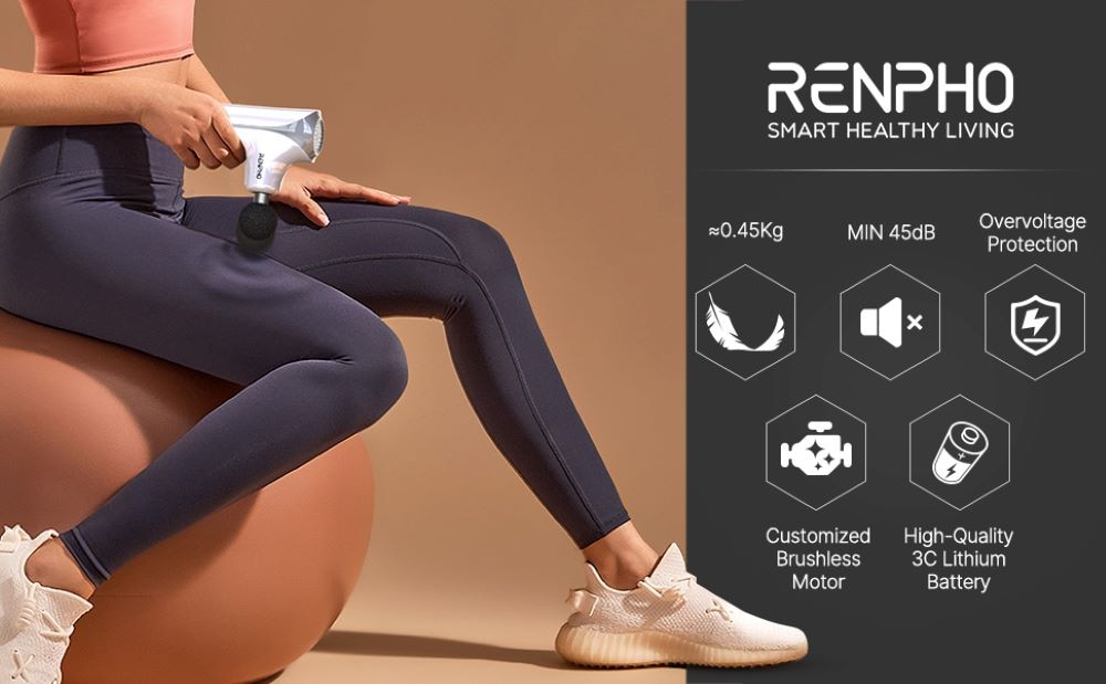 Renpho Massagepistole »Renpho Mini Massage Gun GM173«, Ideal für Menschen, die viel unterwegs sind