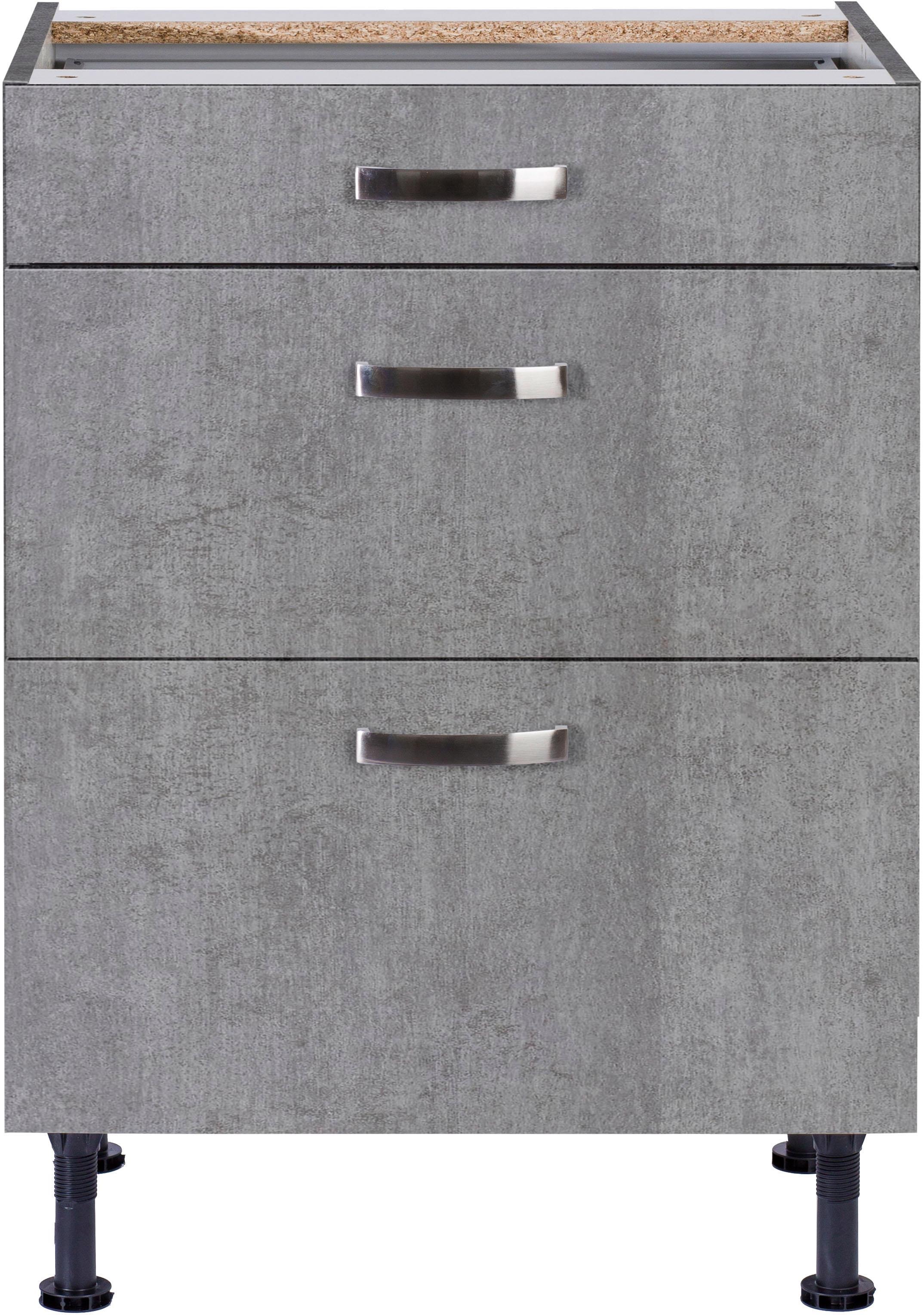 OPTIFIT Unterschrank »Cara«, 60 | mit cm, Breite Vollauszügen Soft-Close-Funktion und BAUR