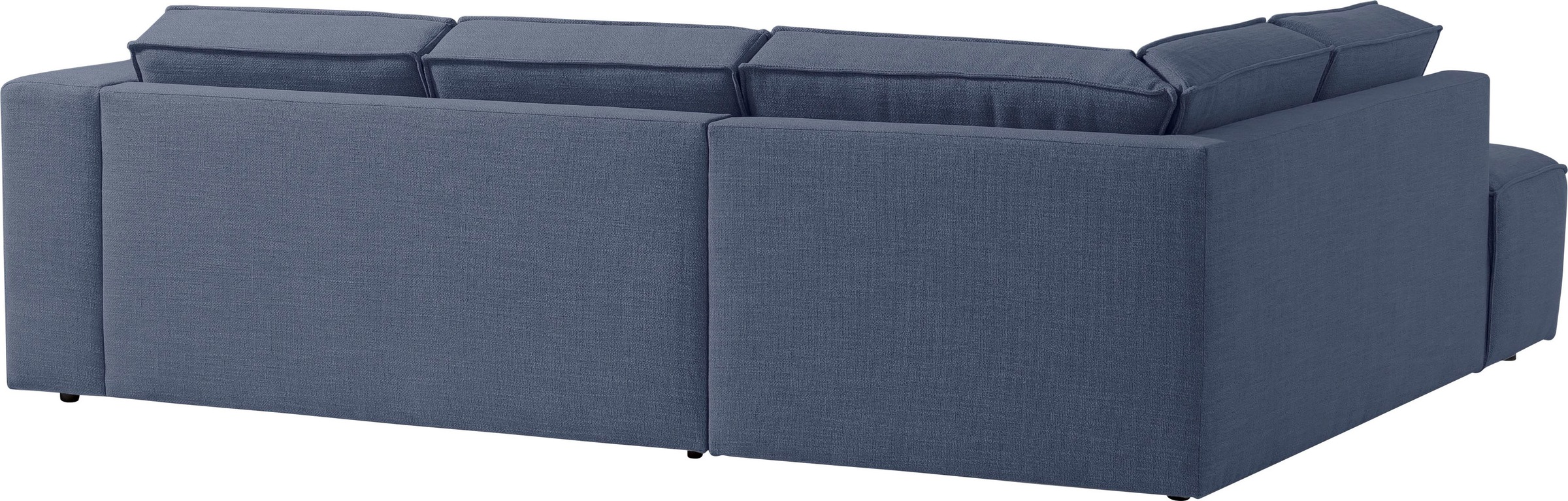 TRENDMANUFAKTUR Ecksofa »Dice mit Sitztiefenverstellung und Kaltschaumpolsterung«, hoher Sitzkomfort, aktuelle Kedernaht, L-Form