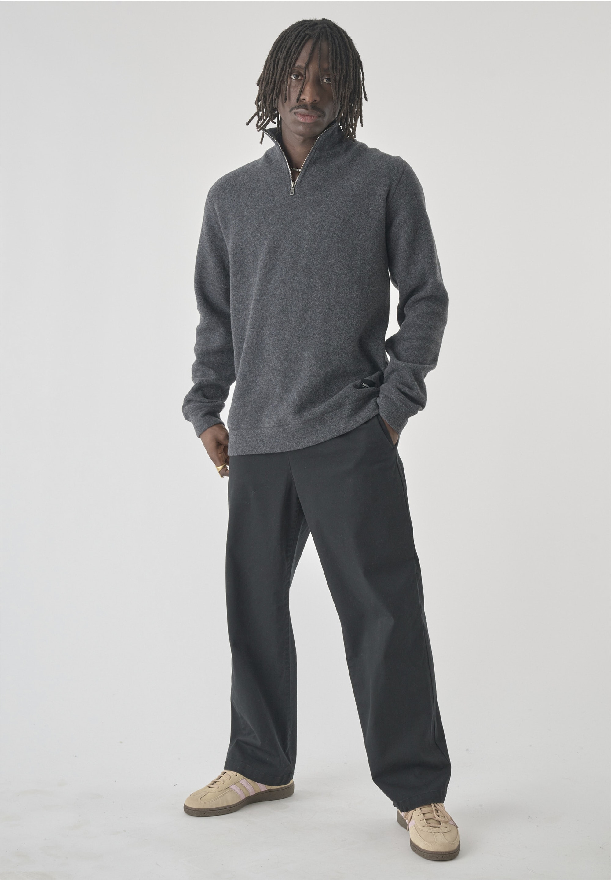 Cleptomanicx Strickpullover »Noitch«, mit gebondeter Jersey-Innenseite