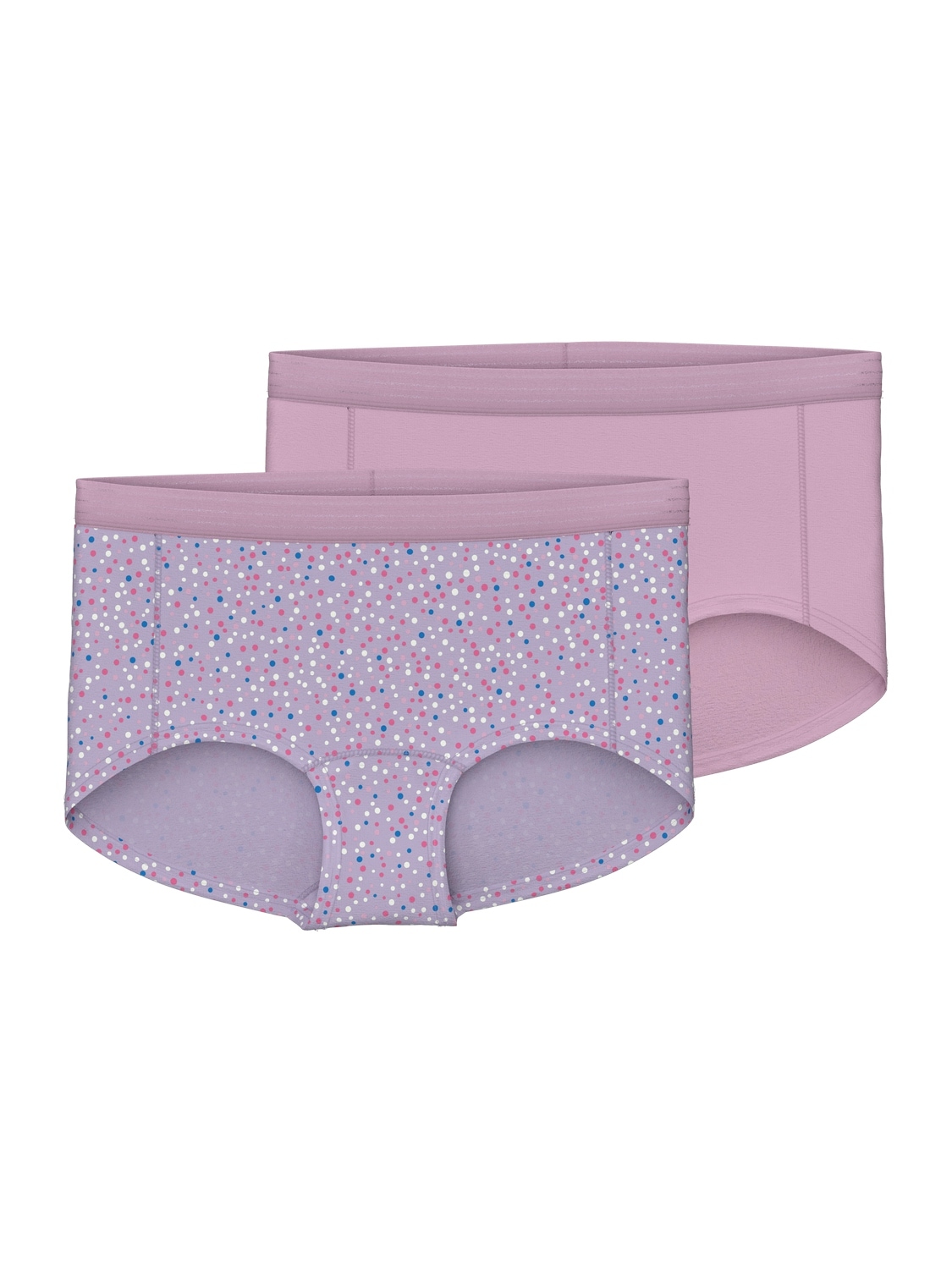 Name It Boxershorts "NKFHIPSTER 2P PASTEL LILAC DOT NOOS", (Packung, 2 St.)