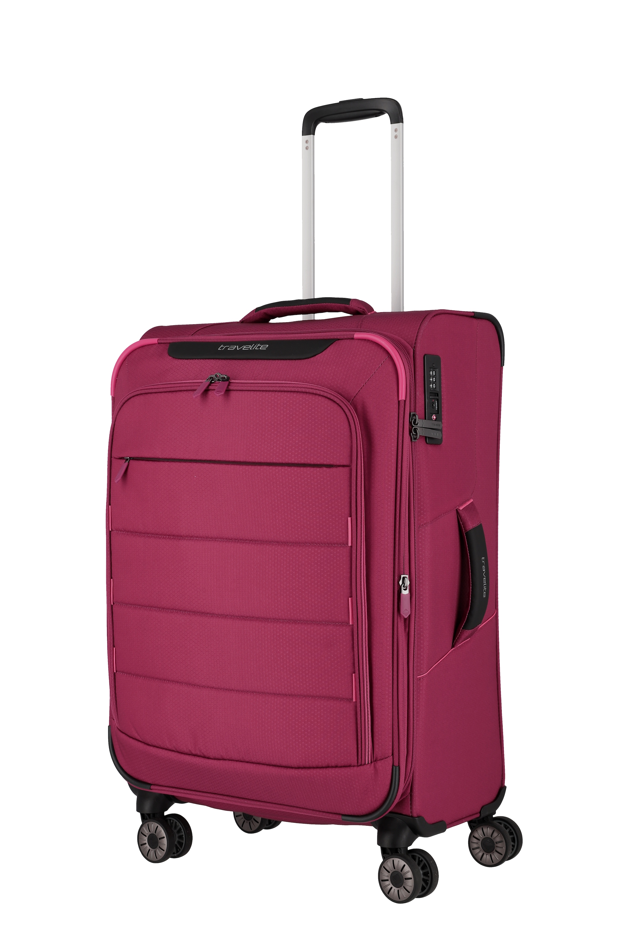 travelite Weichgepäck-Trolley »SKAII Reisekoffer« 62 l 4 Rollen mit TSA-Schloss und besonders leichtem Design
