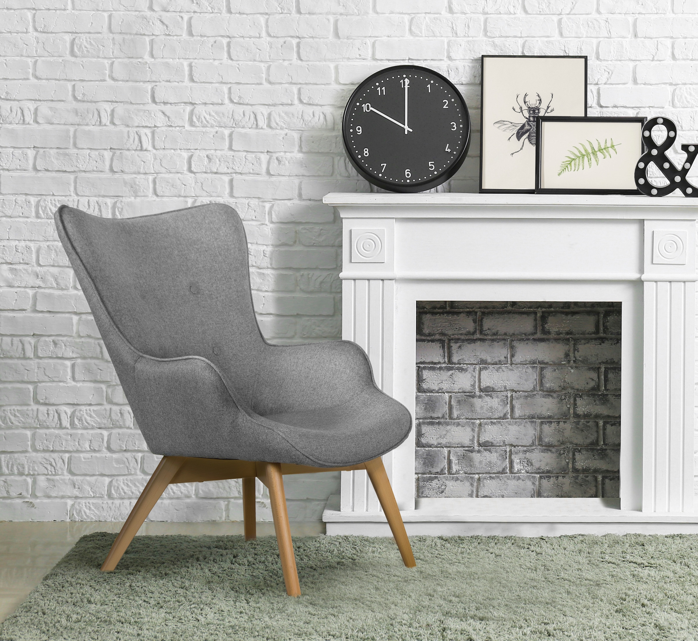 Home affaire Sessel "Nicko" wahlweise mit und ohne Hocker günstig online kaufen