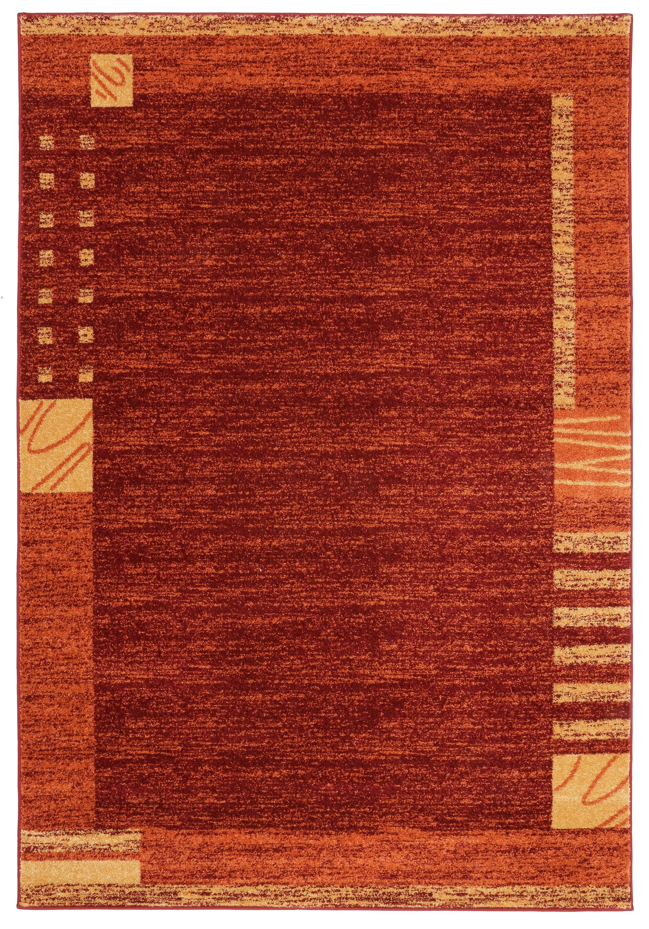 OTTO home Teppich "Jonas" rechteckig 8 mm Höhe flacher Teppich, Kurzflor, W günstig online kaufen