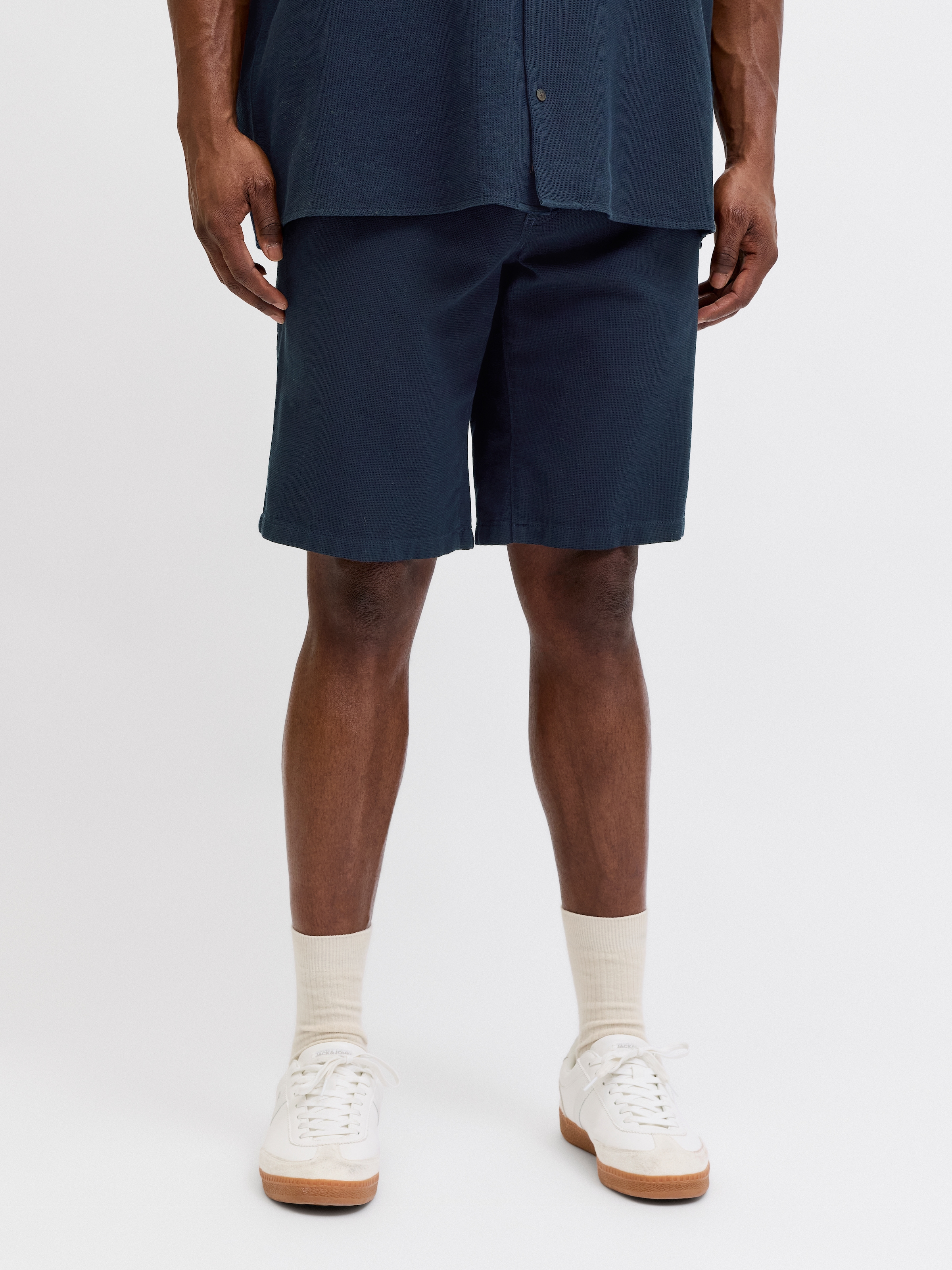 Jack & Jones PlusSize Jogginghose "Jpstjaiden Waffle Resort Shorts Pls" Mit Elastischem Bund