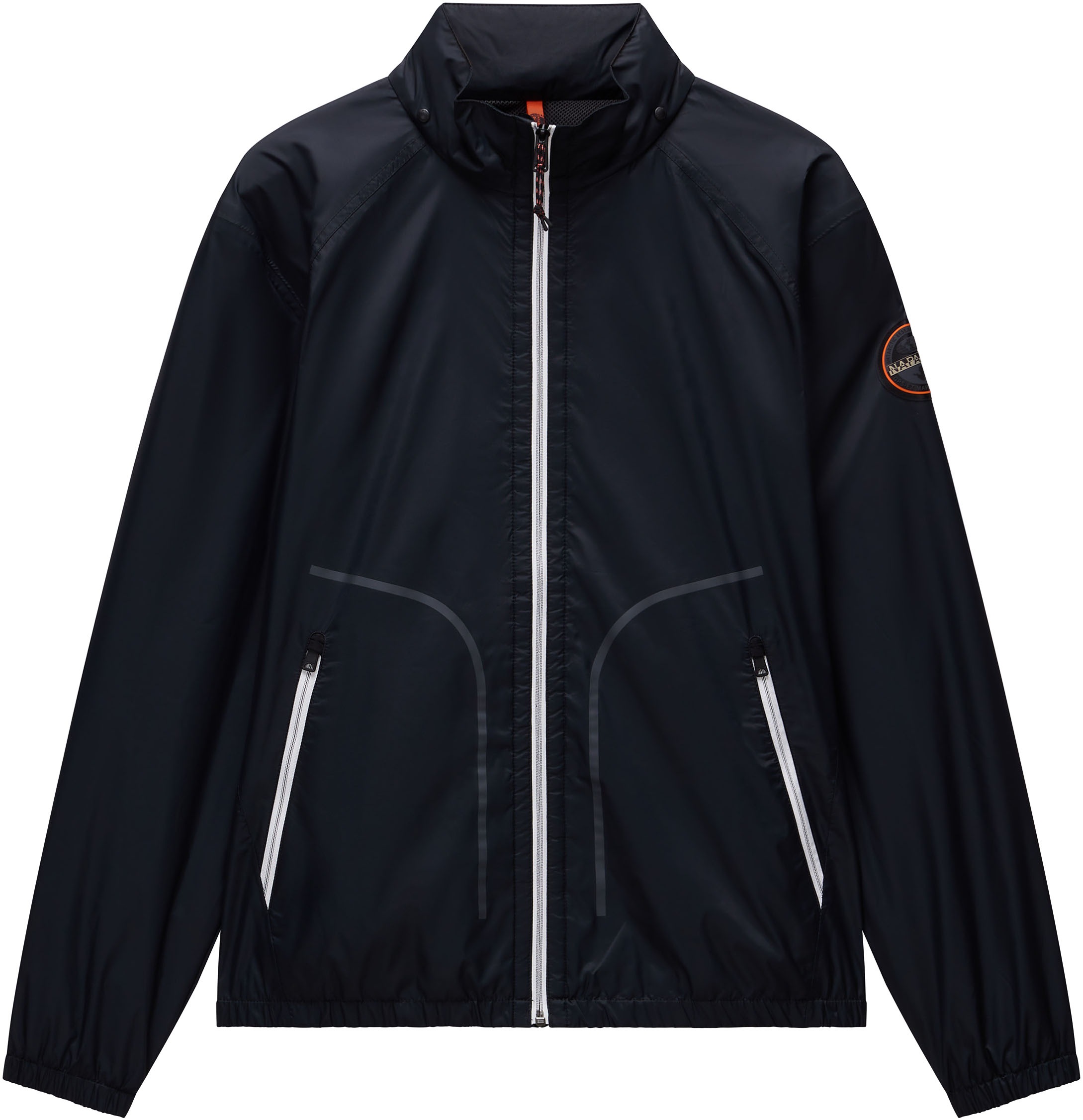 Napapijri Windbreaker "A-CLOUDY 041 BLACK" mit Kapuze Mit Markenlabel von N günstig online kaufen