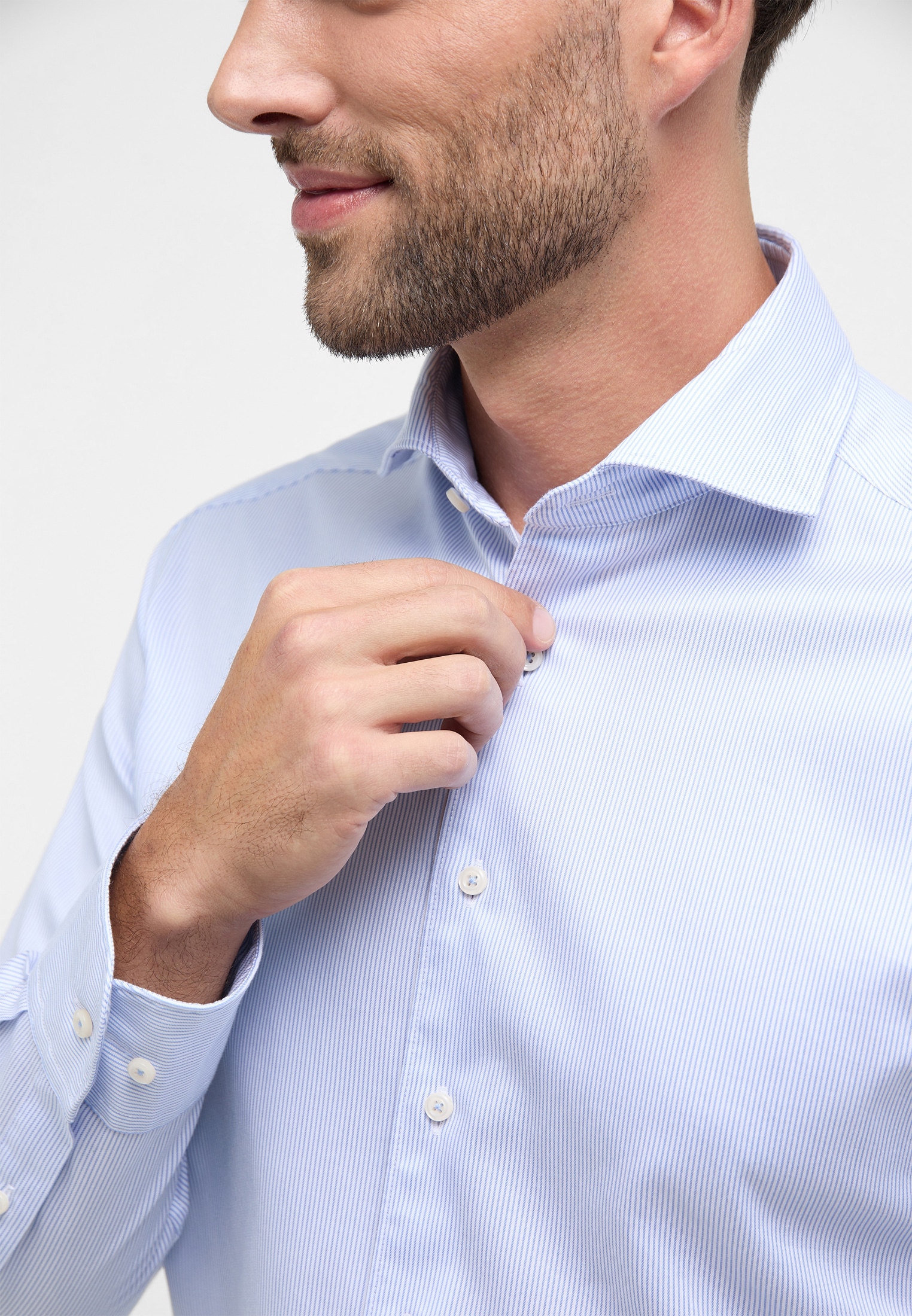 Thumbnail - Eterna Langarmhemd "MODERN FIT" EASY IRON (bügelleicht)