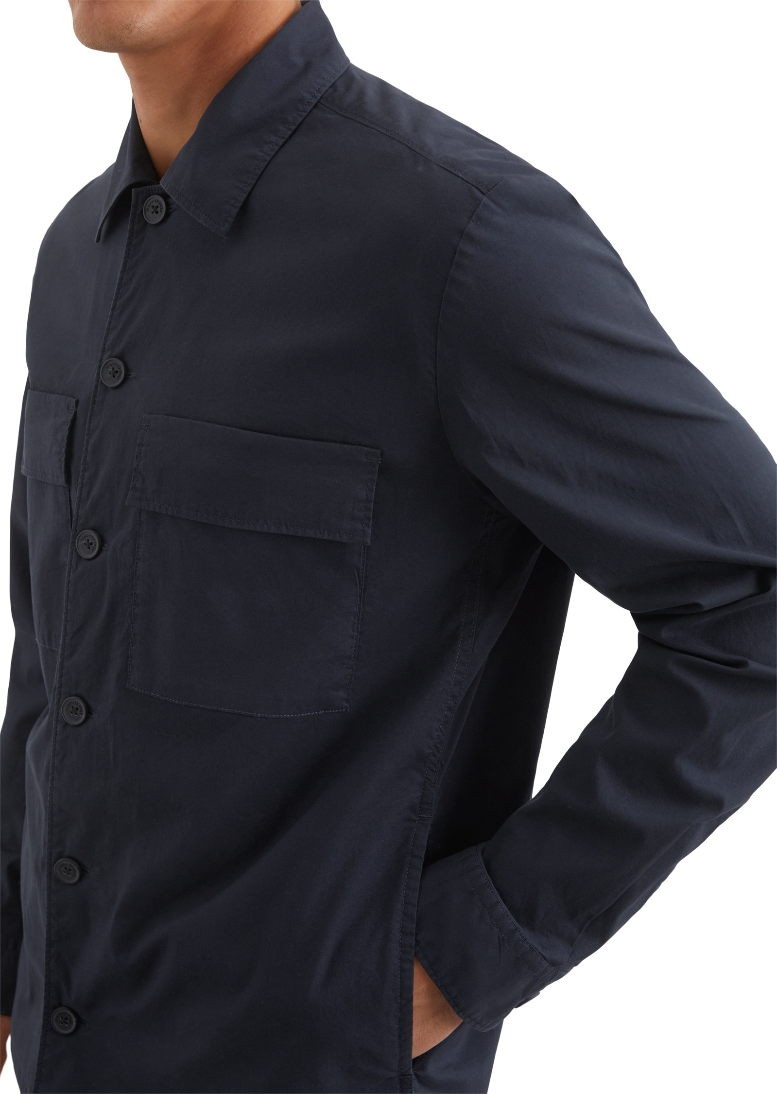 Marc O'Polo Kurzjacke »aus Bio-Baumwoll Mix«
