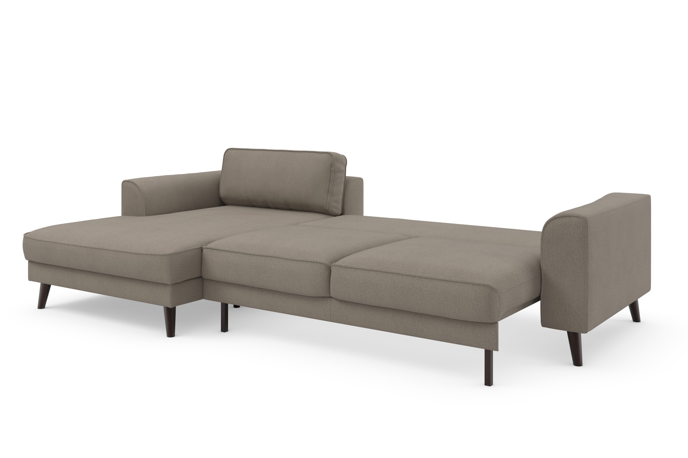 TRENDMANUFAKTUR Ecksofa »Lumber Jack, elegantes Designsofa, zeitlos modern, hoher Sitzkomfort«, wahlweise mit Bettfunktion u. Bettkasten, L-Form