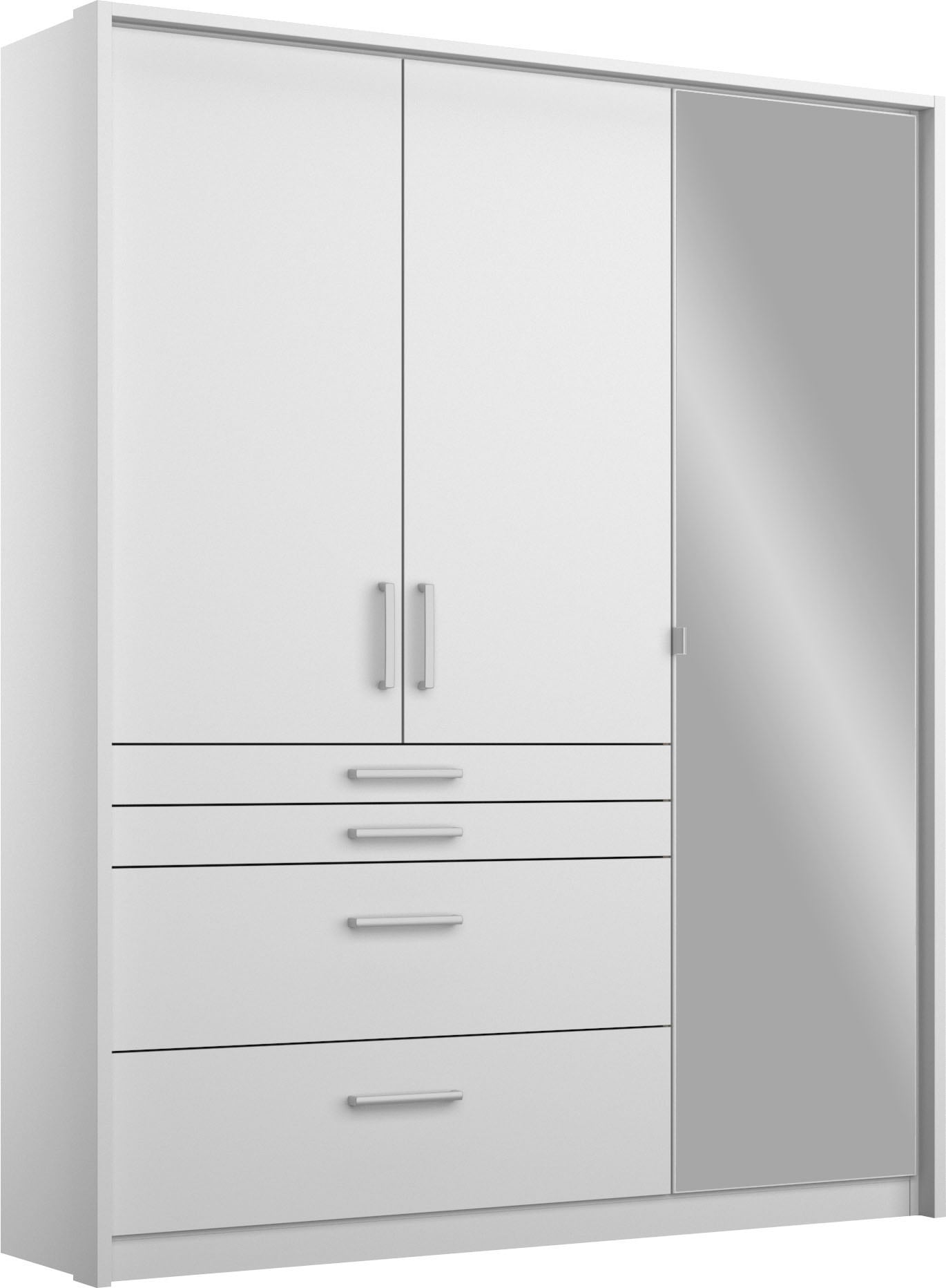 rauch Drehtürenschrank "Kleiderschrank Schrank Garderobe Garderobenschrank HOMBURG" inkl. Passepartout, oberer Schubkasten mit Einteilung MADE IN GERMANY