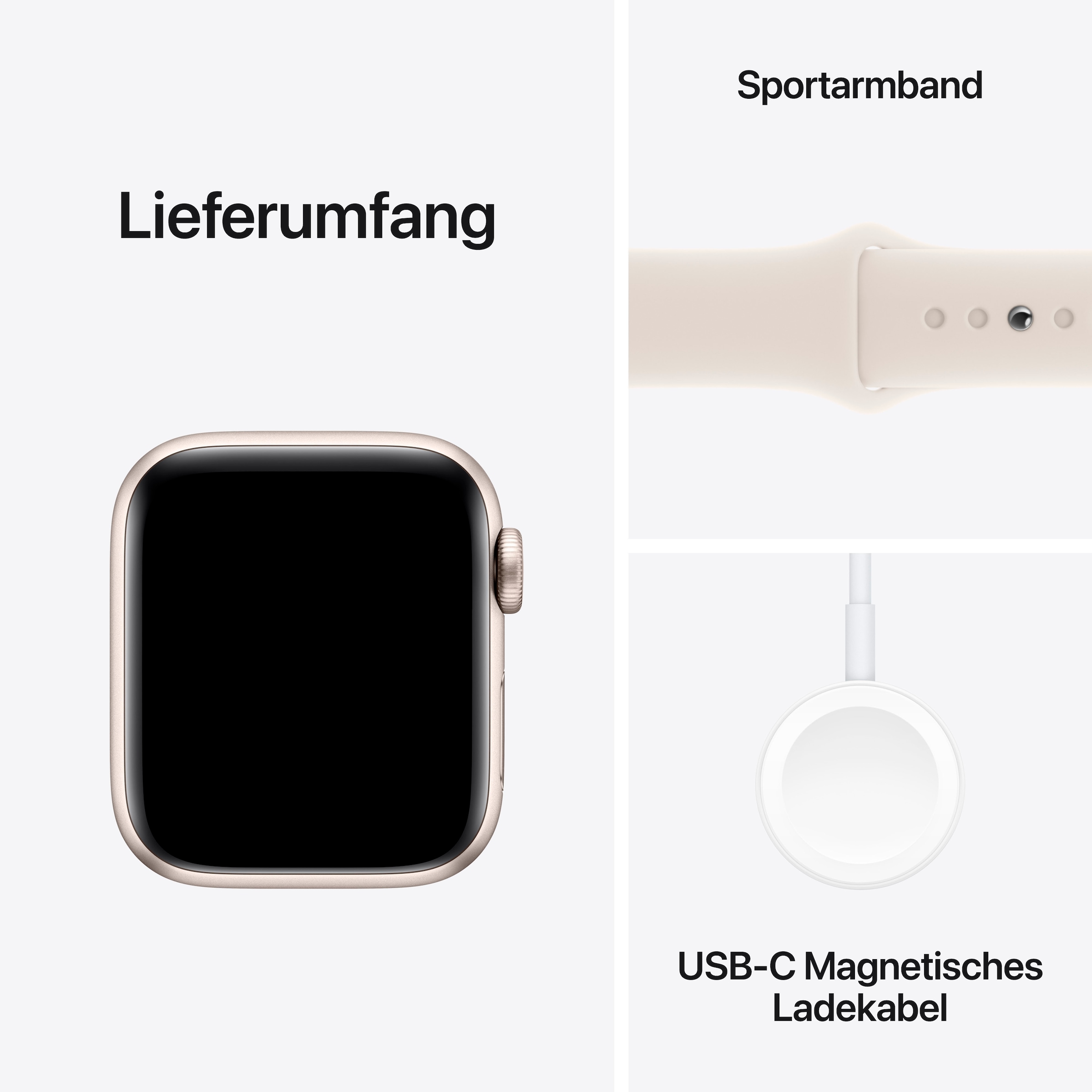 Apple Smartwatch »Watch SE (2024)«, Watch OS, 32 GB,)