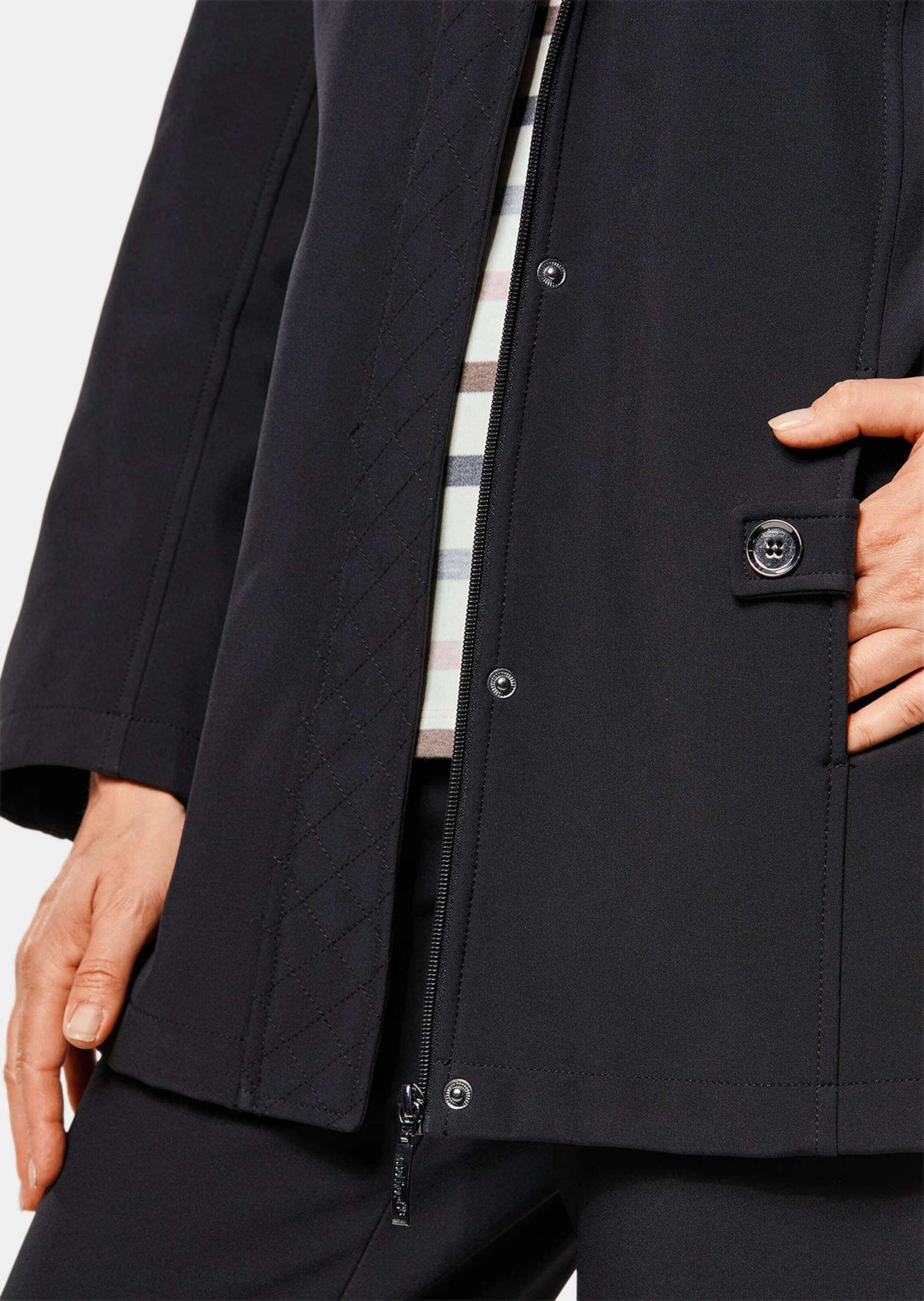 GOLDNER Funktionsjacke »Softshelljacke mit Kapuze Wasserabweisende Softshelljacke mit Kapuze«