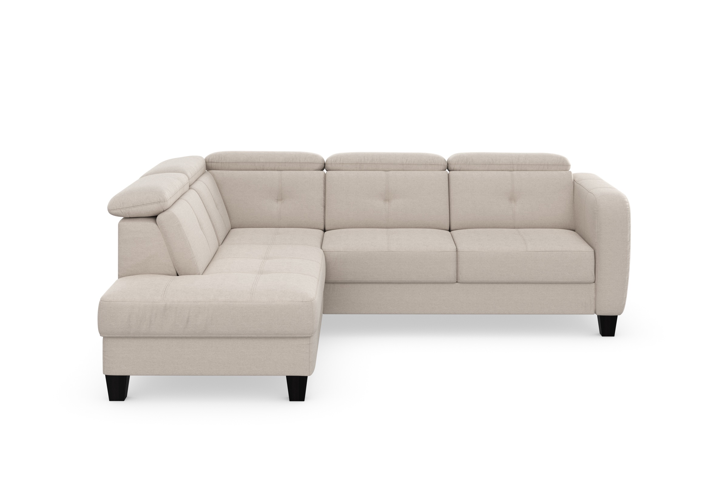 sit&more Ecksofa "Belluci L-Form" inklusive Federkern, wahlweise mit Bettfu günstig online kaufen