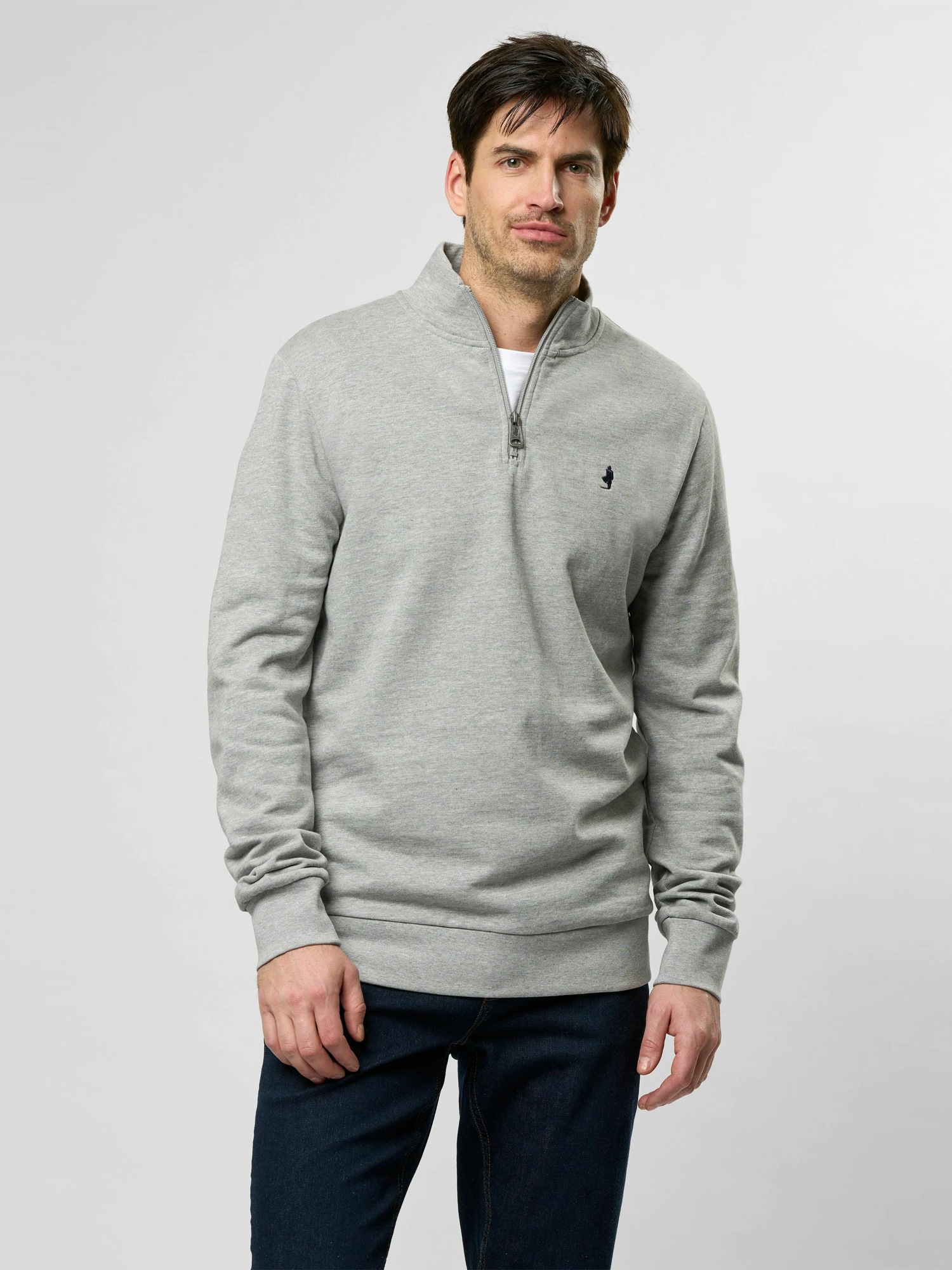 Thumbnail - MCS Rundhalspullover "MCS sweatshirt with half-zip MCClement"