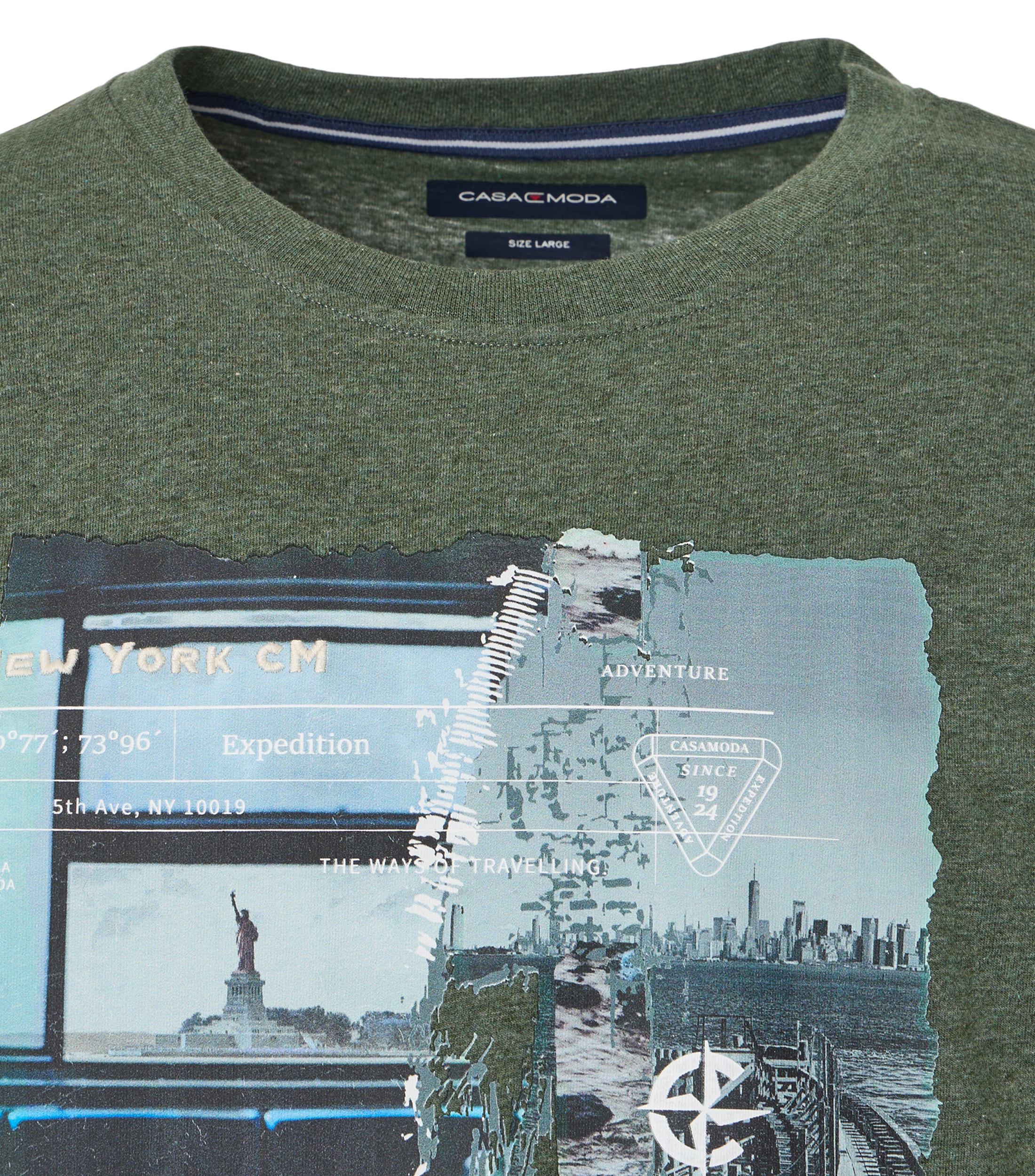 CASAMODA T-Shirt »CASAMODA T-Shirt uni«