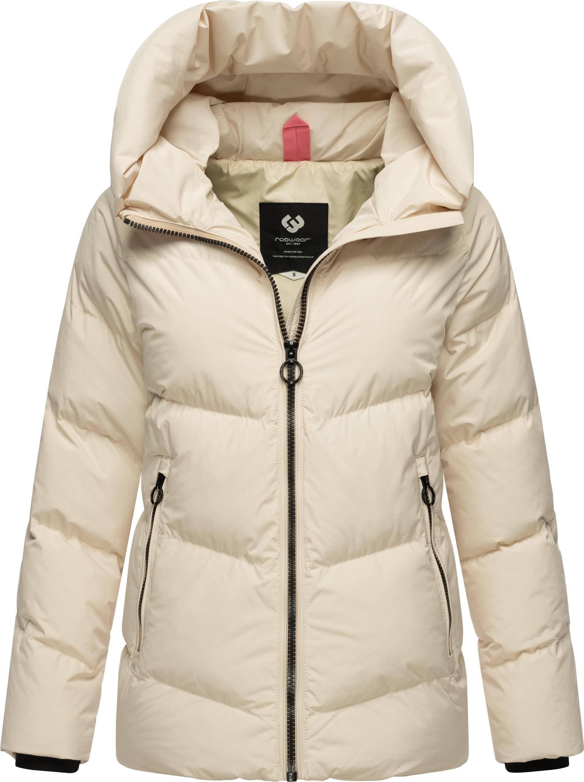 Ragwear Steppjacke »Cessi«, mit Kapuze, Wasserdichte Damen Winterjacke mit großer Kapuze