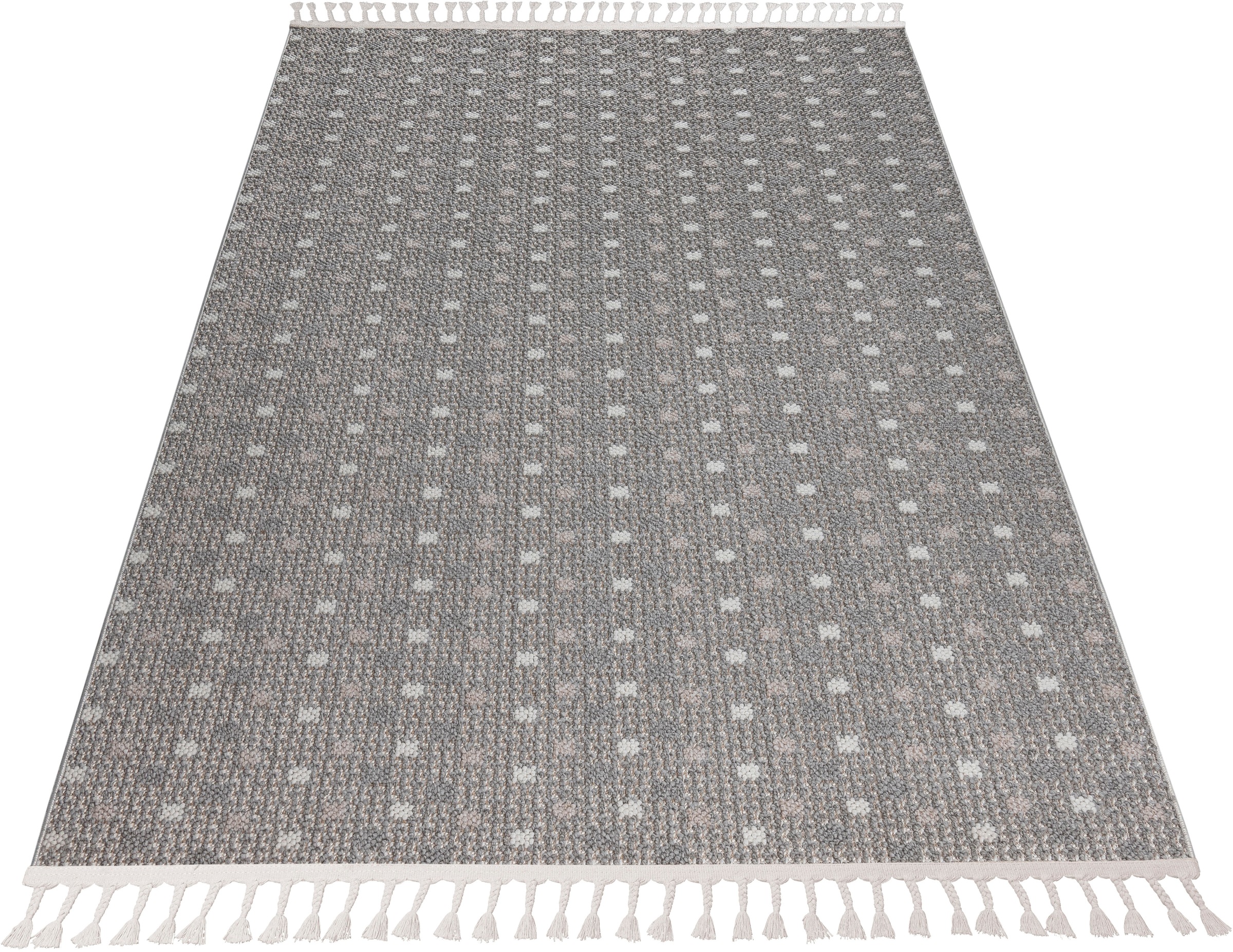 Bruno Banani Teppich "Dotty, In- und Outdoor geeignet" rechteckig 6 mm Höhe günstig online kaufen