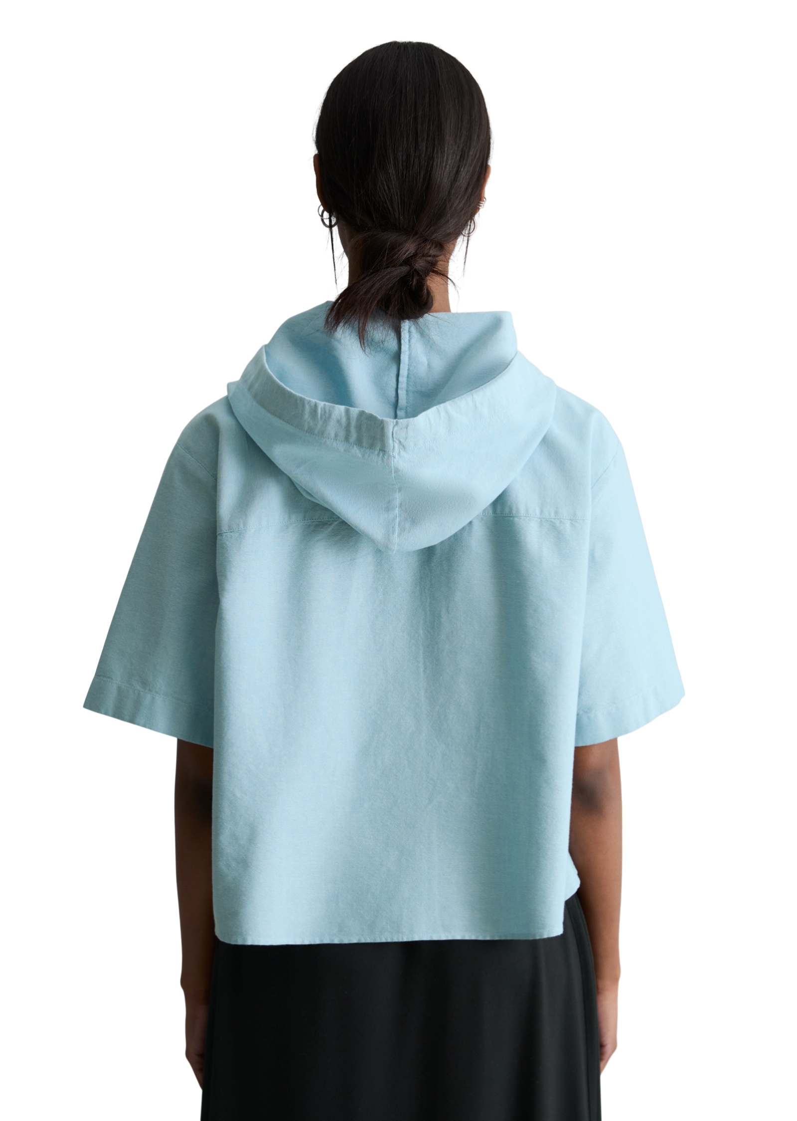 Marc O'Polo DENIM Kurzarmbluse »aus Organic Cotton Oxford«